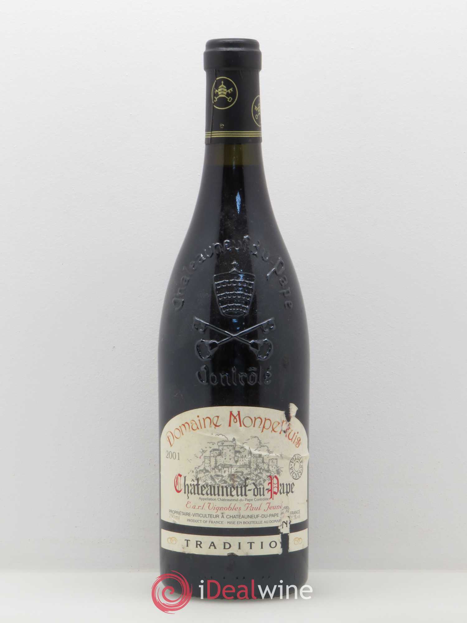 Châteauneuf-du-Pape Tradition Monpertuis 2001 - Posten von 1 Flasche - 0