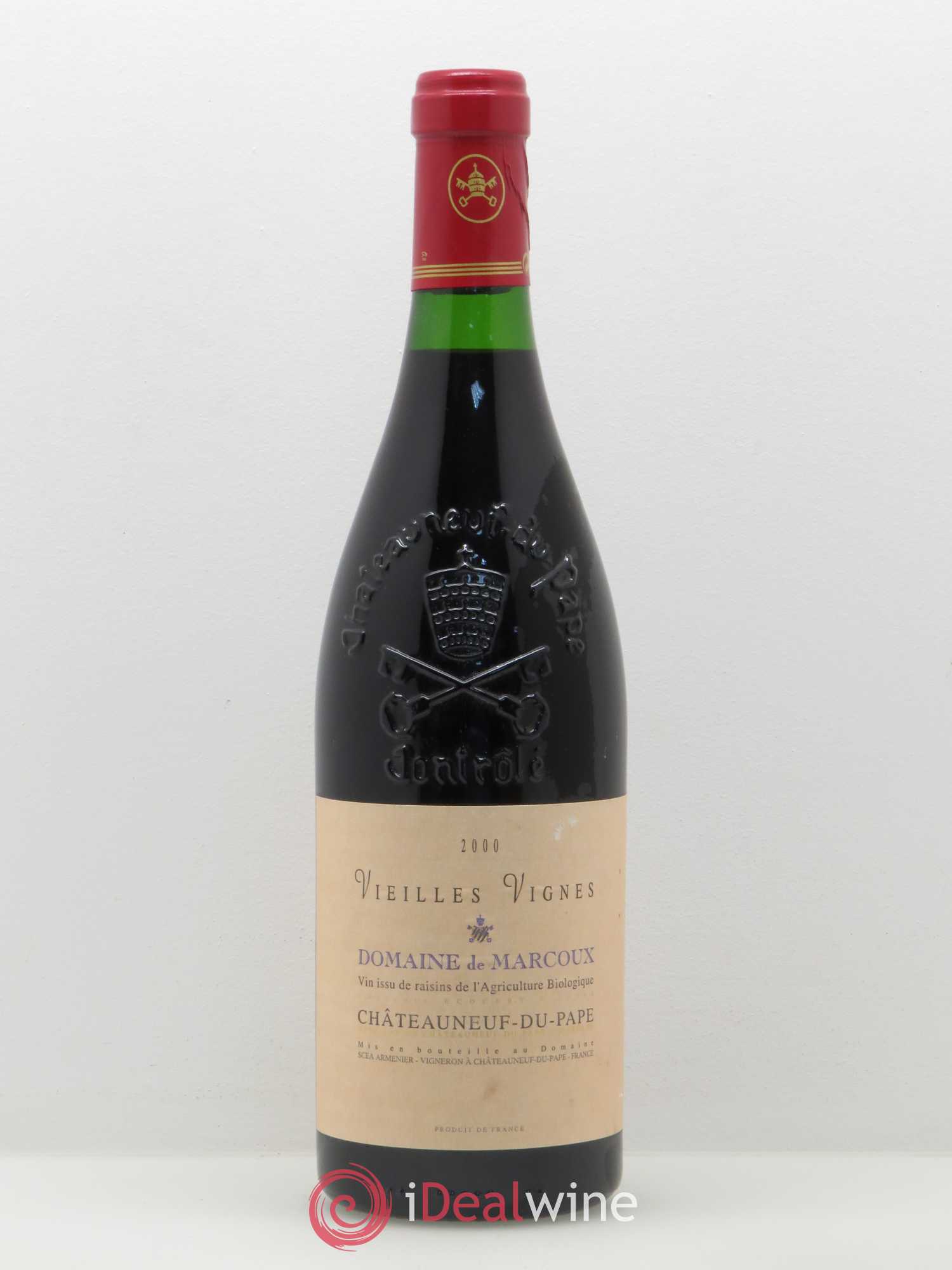 Châteauneuf-du-Pape Vieilles Vignes Marcoux (Domaine de) 2000 - Lot de 1 bouteille - 0