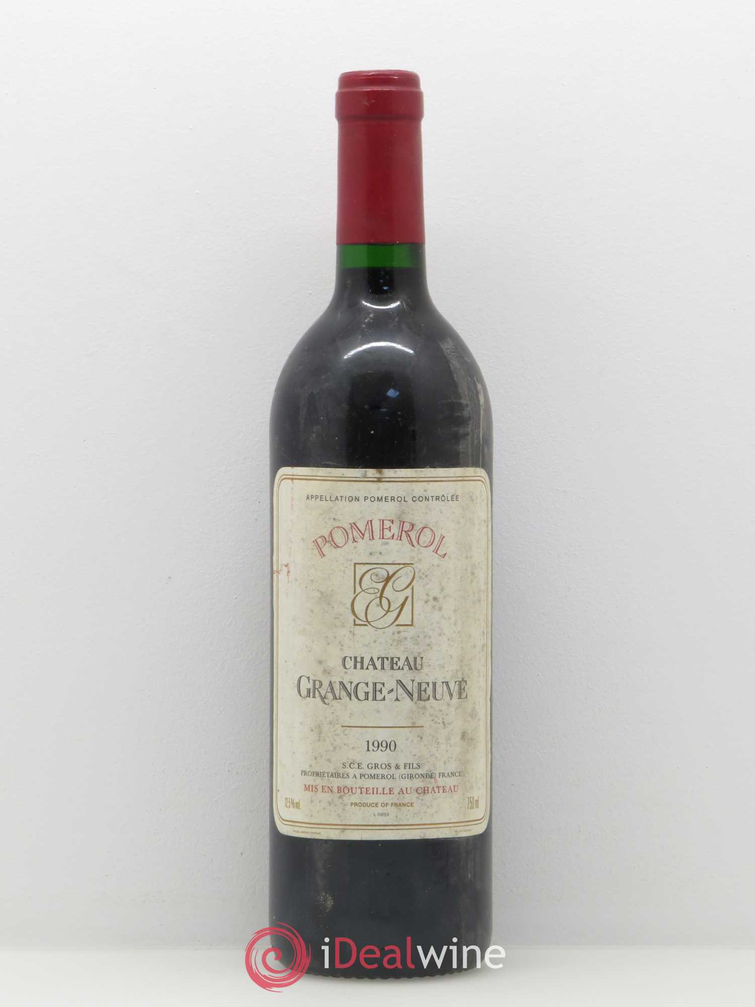 Château Grange-Neuve 1990 - Lot de 1 bouteille - 0