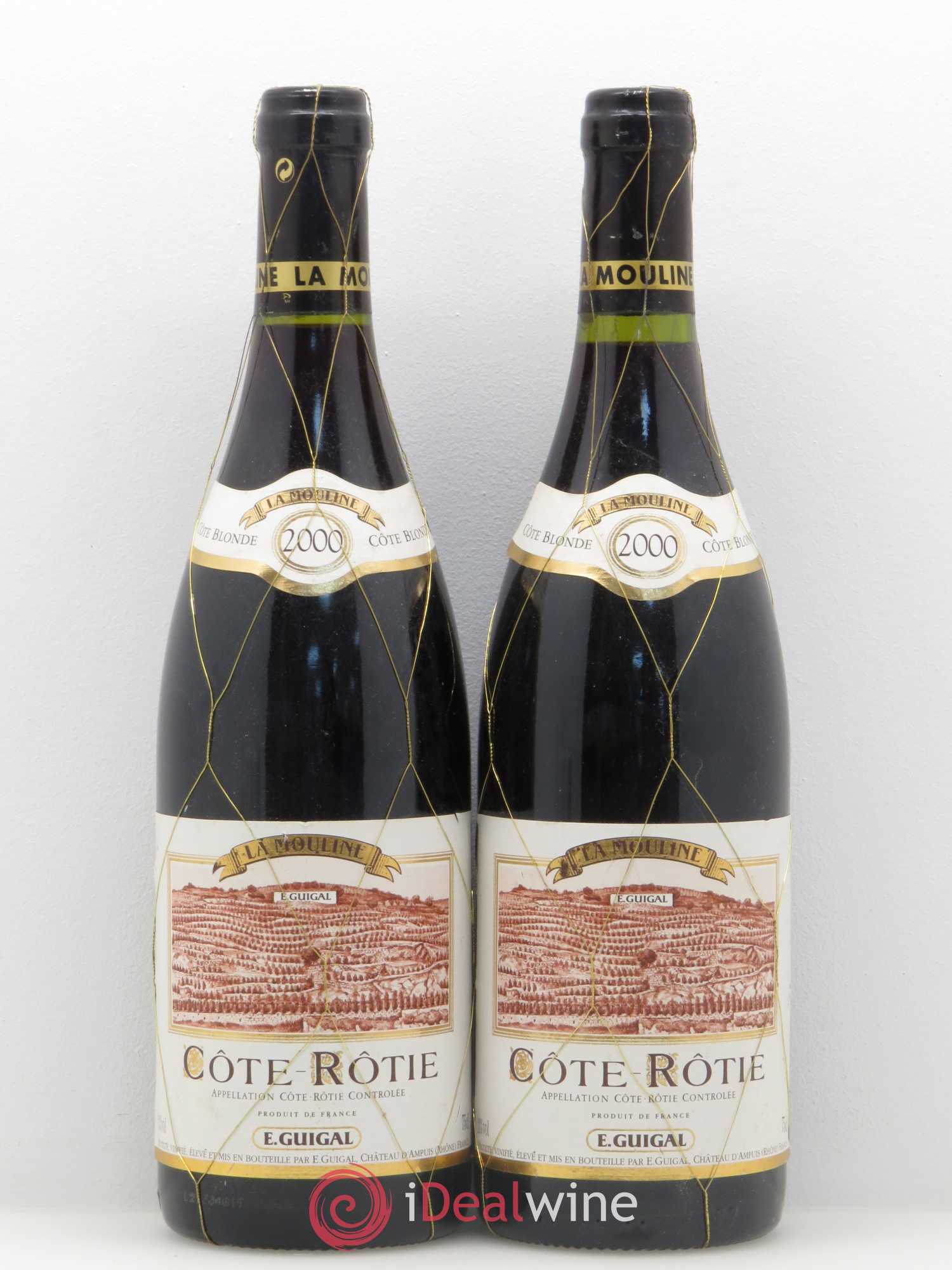 Côte-Rôtie La Mouline Guigal 2000 - Lot de 2 bouteilles - 0