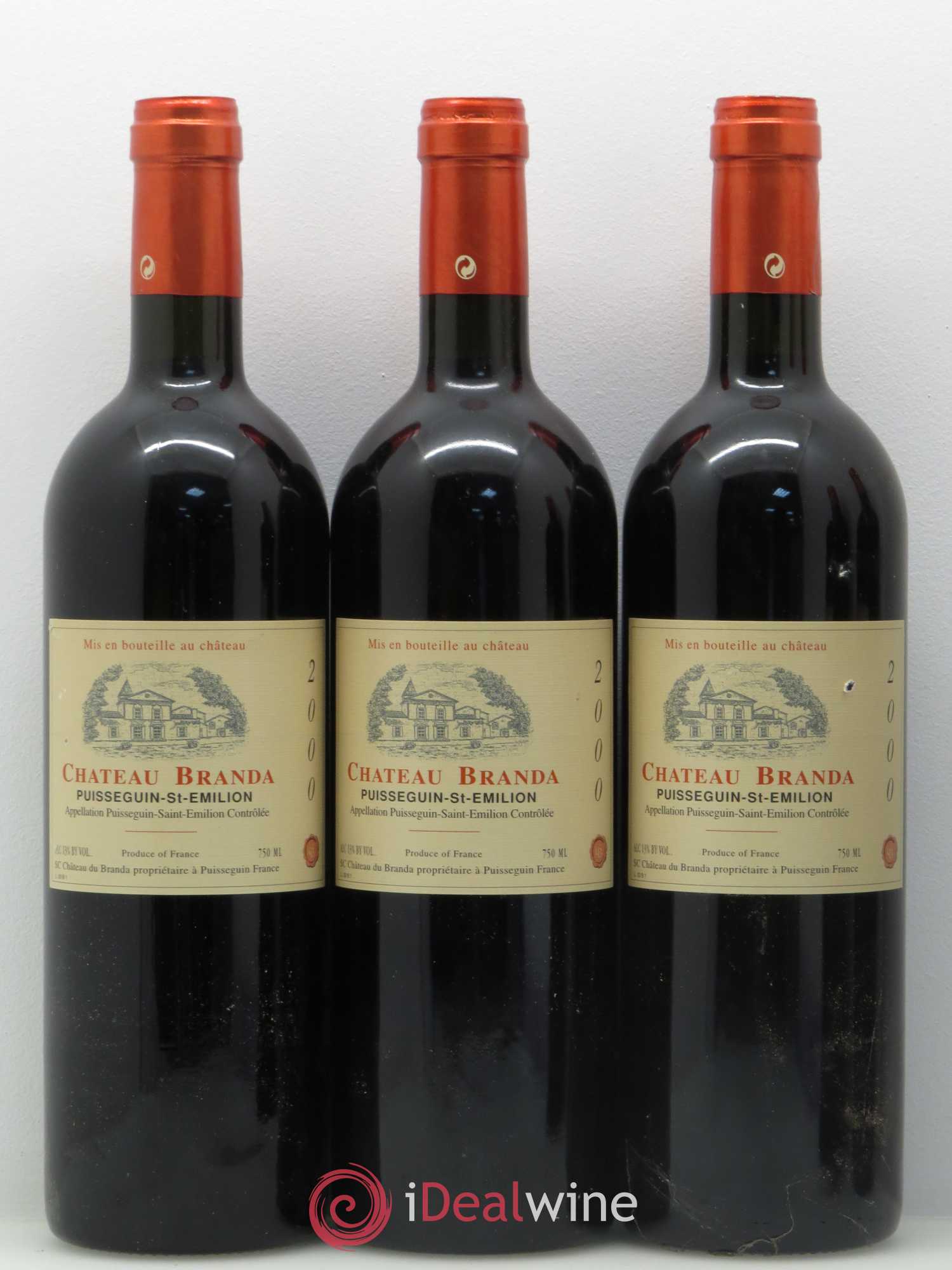 Château Branda 2000 - Posten von 5 Flaschen - 1