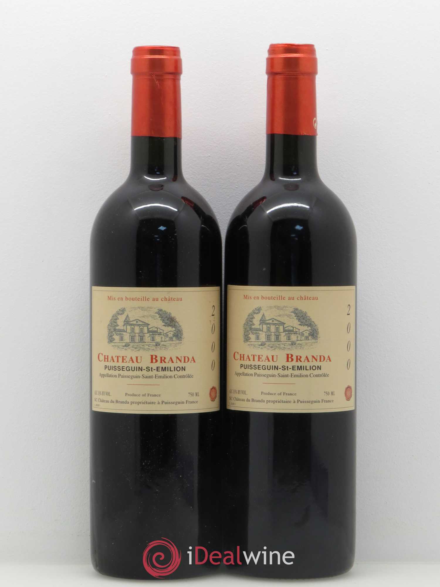 Château Branda 2000 - Posten von 5 Flaschen - 2