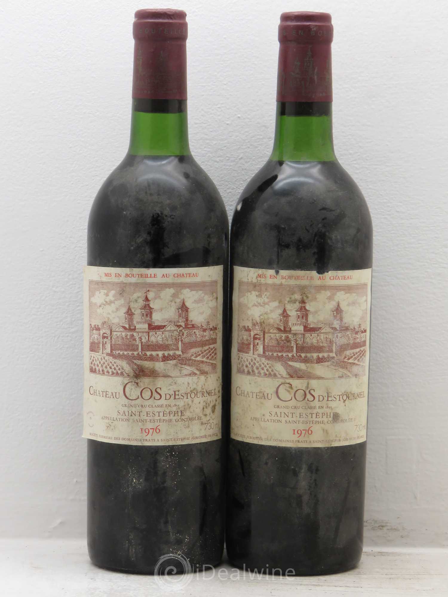 Cos d'Estournel 2ème Grand Cru Classé 1976 - Lot de 2 bouteilles - 0