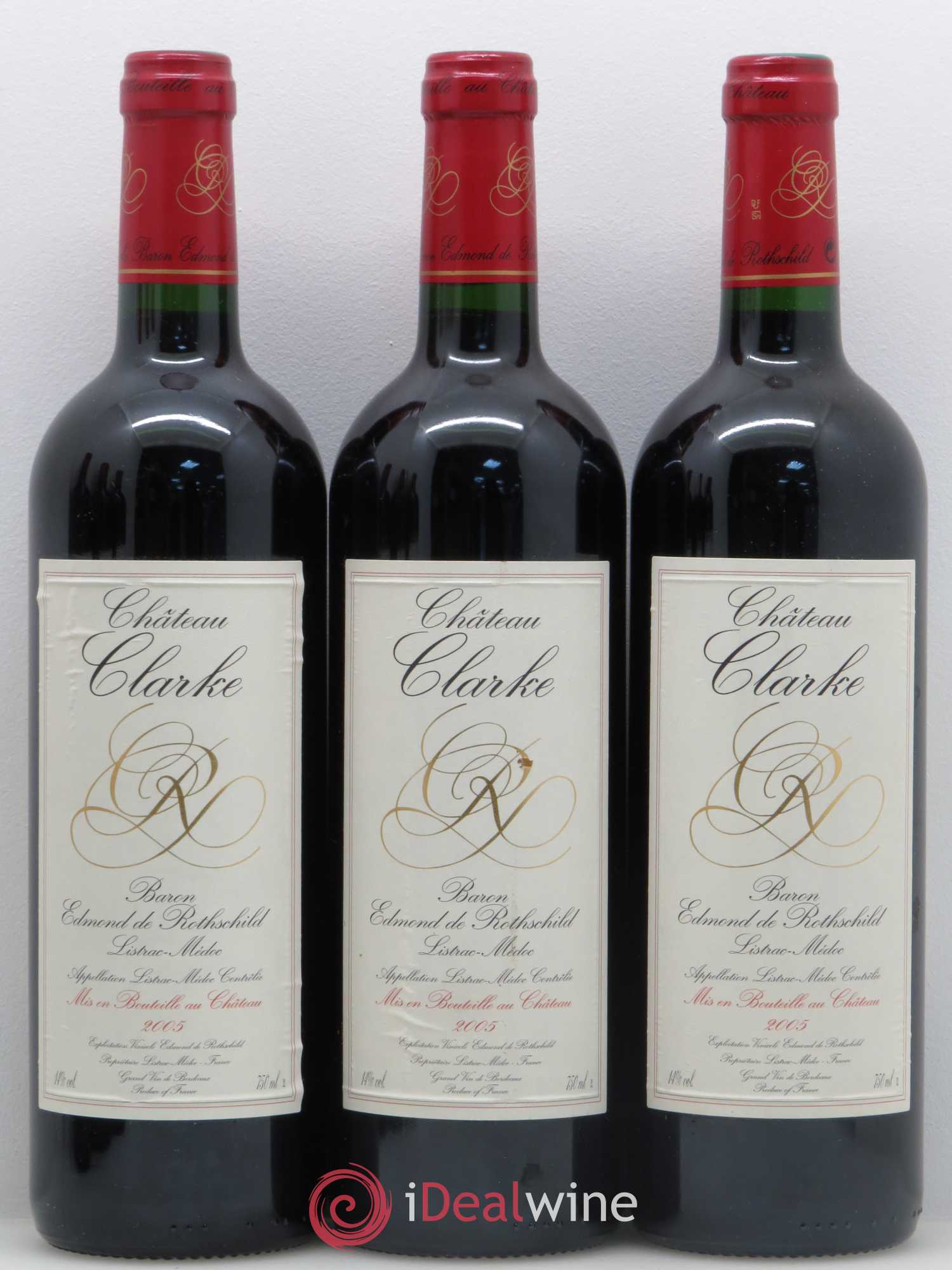 Château Clarke 2005 - Lot de 6 bouteilles - 1