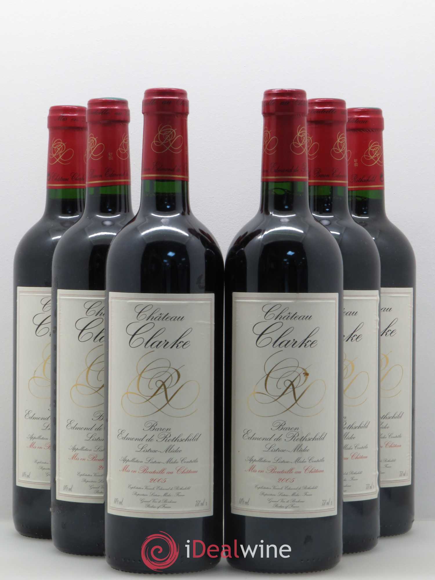 Château Clarke 2005 - Lot de 6 bouteilles - 0