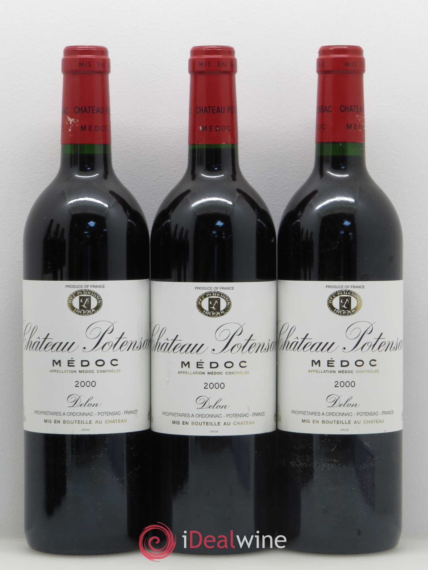 Château Potensac 2000 - Lot de 6 bouteilles - 1