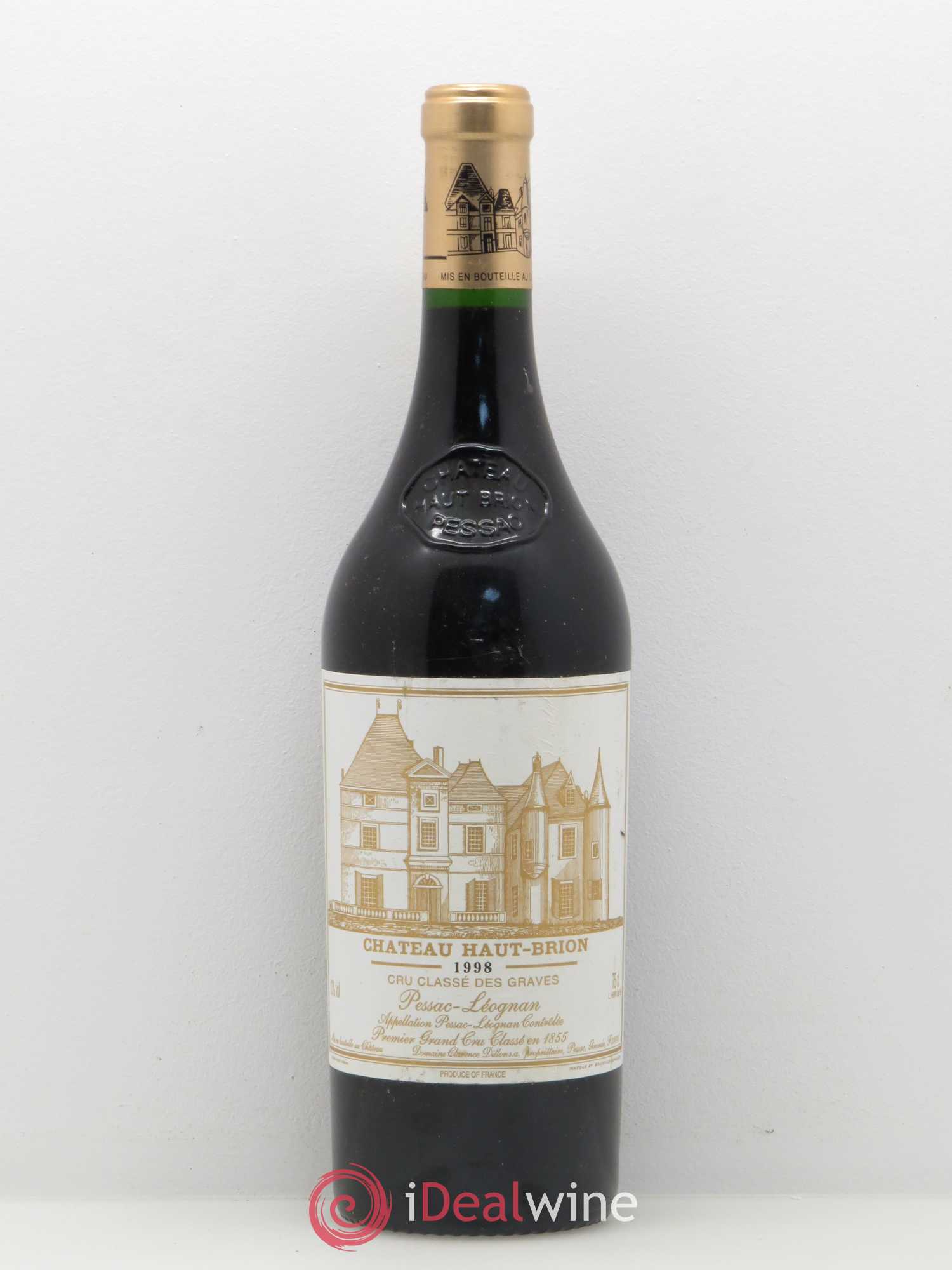 Château Haut Brion 1er Grand Cru Classé 1998 - Lot de 1 bouteille - 0