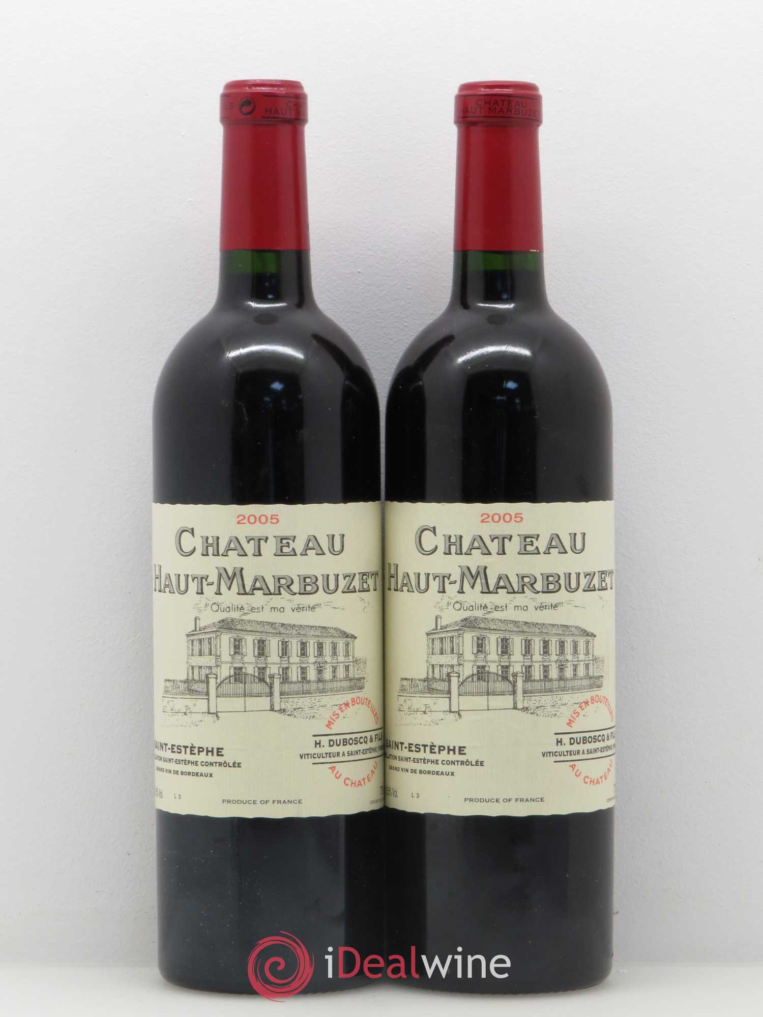Château Haut Marbuzet 2005 - Lot de 5 bouteilles - 2