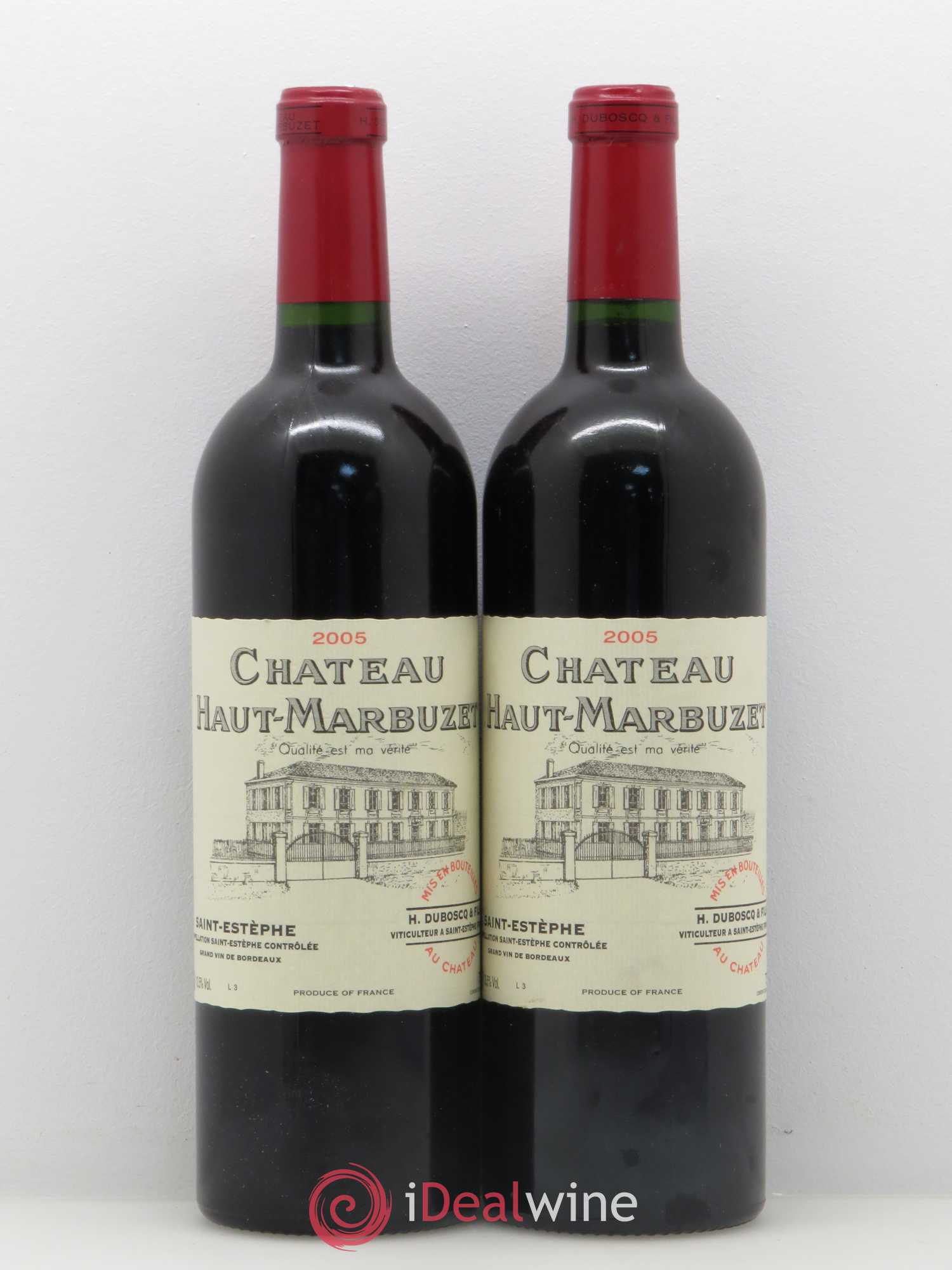 Château Haut Marbuzet 2005 - Lot de 5 bouteilles - 2