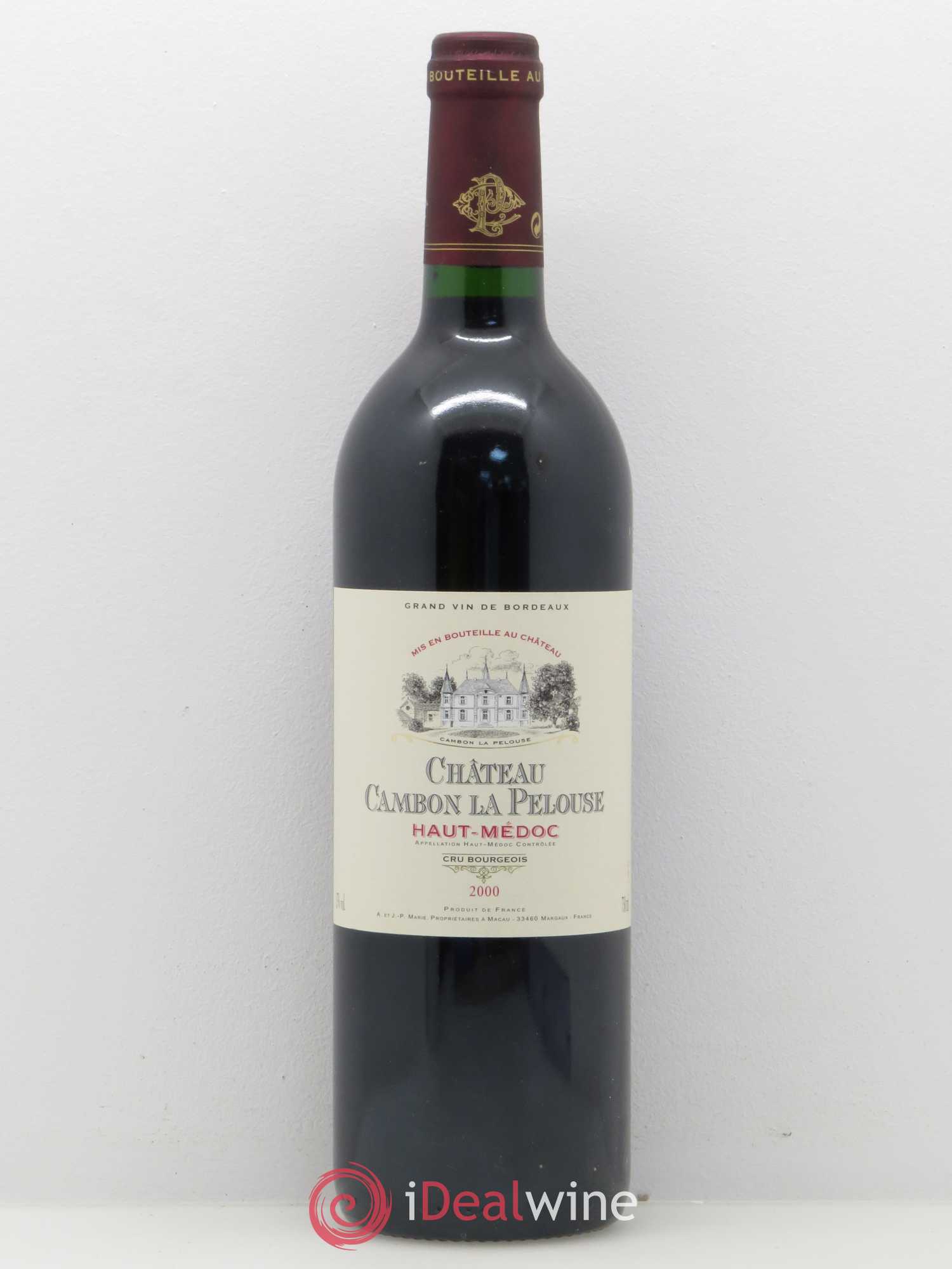 Château Cambon la Pelouse Cru Bourgeois 2000 - Lot de 1 bouteille - 0