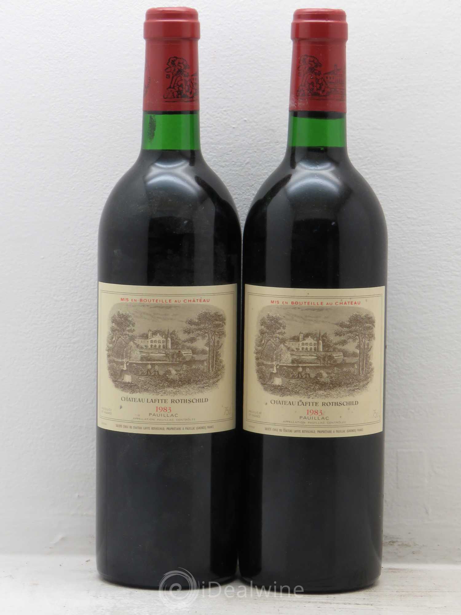 Château Lafite Rothschild 1er Grand Cru Classé 1983 - Lot de 2 bouteilles - 0