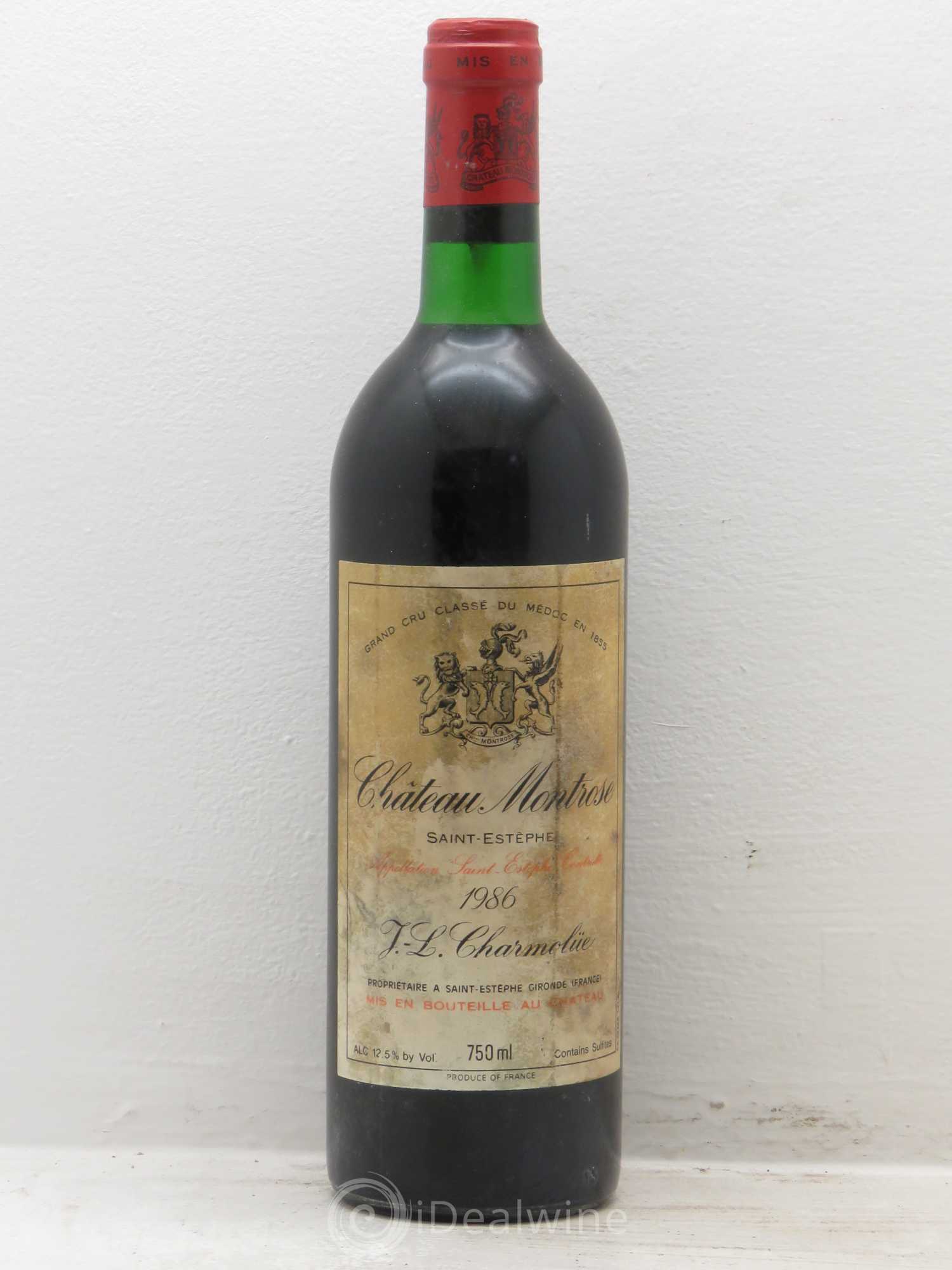 Château Montrose 2ème Grand Cru Classé 1986 - Lot de 1 bouteille - 0