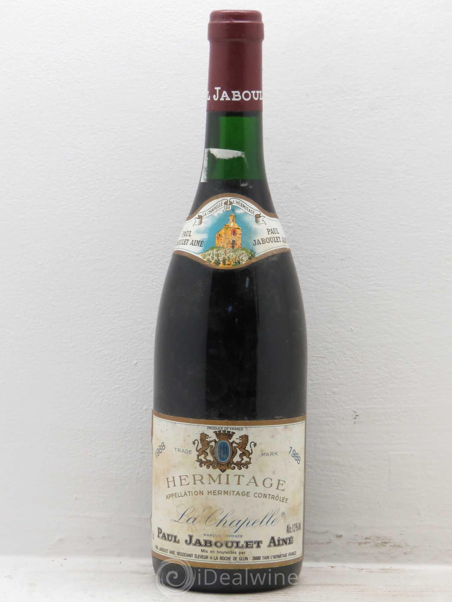 Hermitage La Chapelle Paul Jaboulet Ainé 1988 - Lot de 1 bouteille - 0