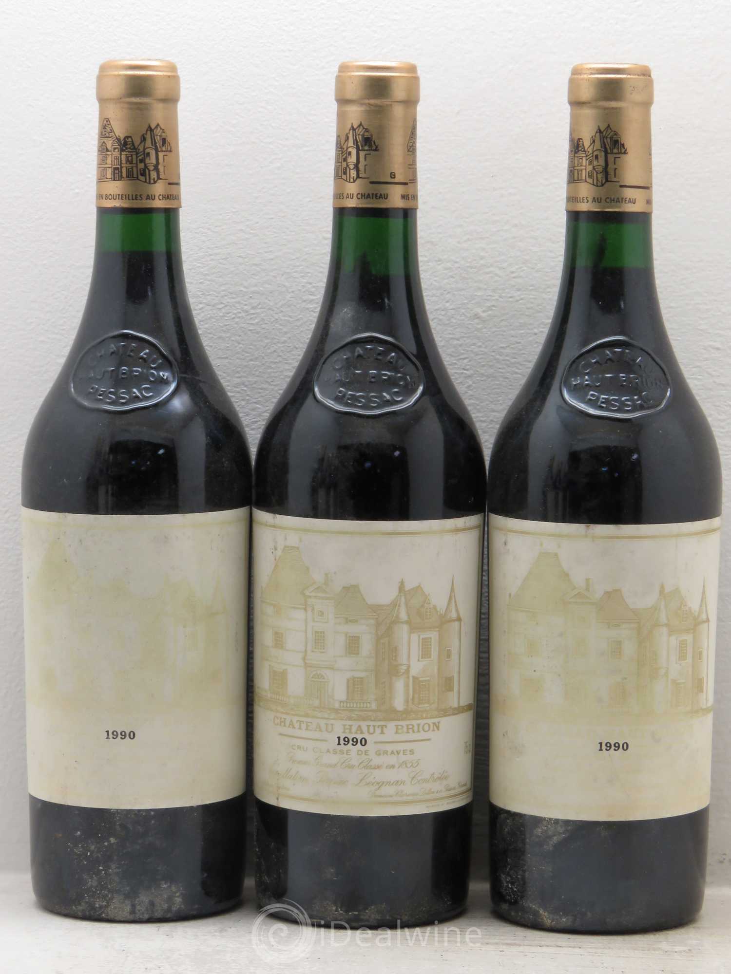 Château Haut Brion 1er Grand Cru Classé 1990 - Lot de 6 bouteilles - 1