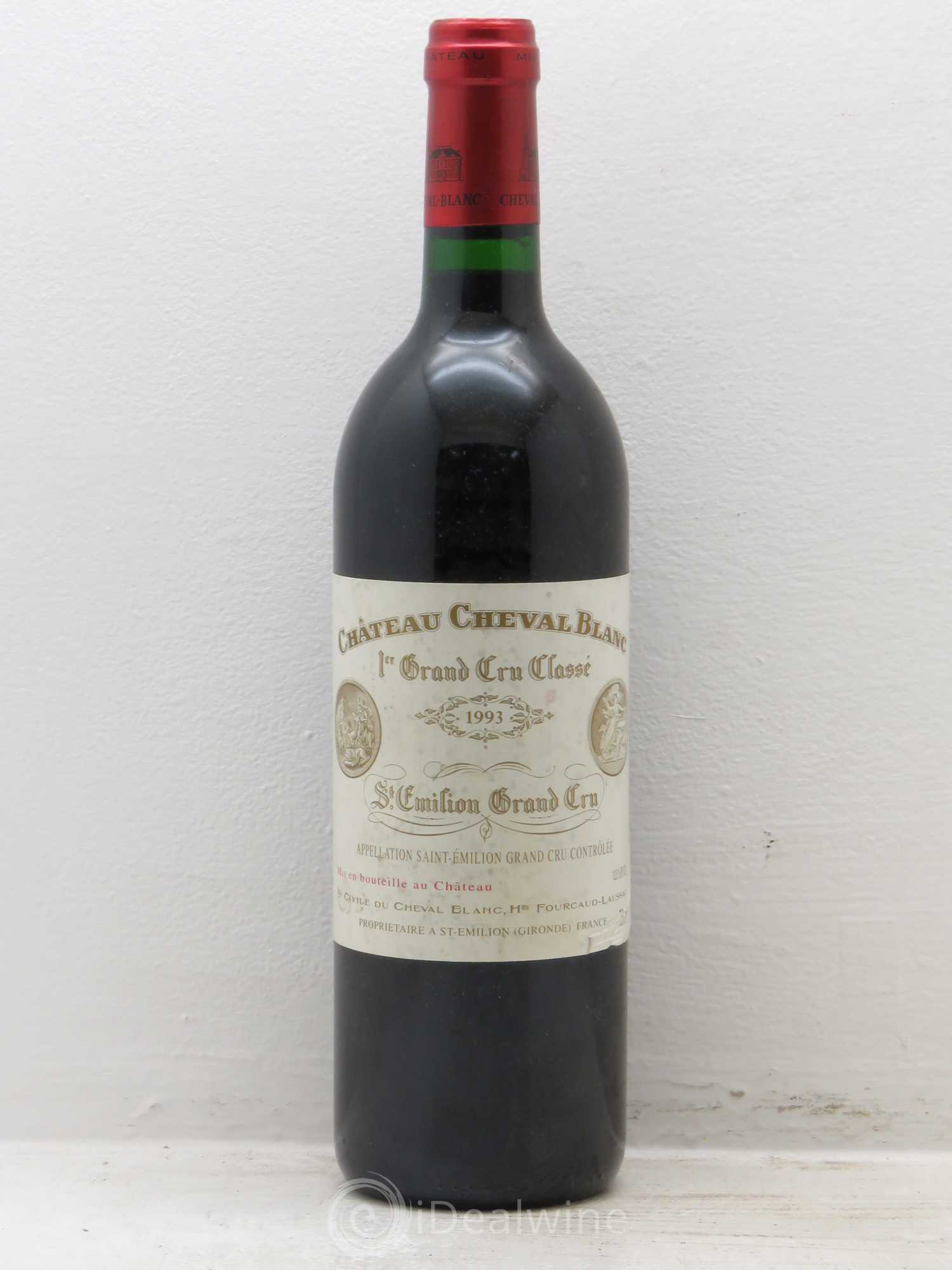 Château Cheval Blanc 1er Grand Cru Classé A 1993 - Lot de 1 bouteille - 0