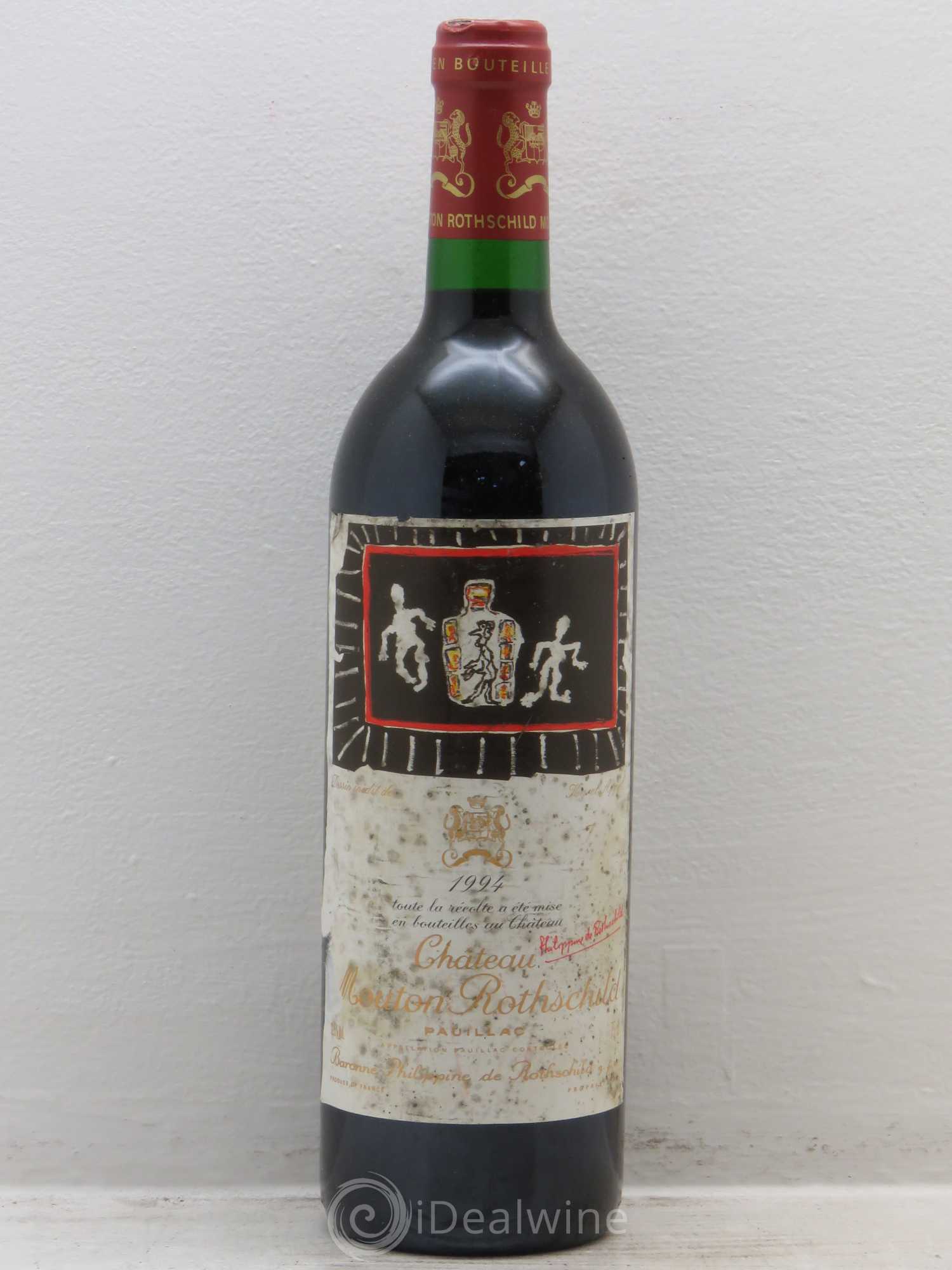 Château Mouton Rothschild 1er Grand Cru Classé 1994 - Lot de 1 bouteille - 0