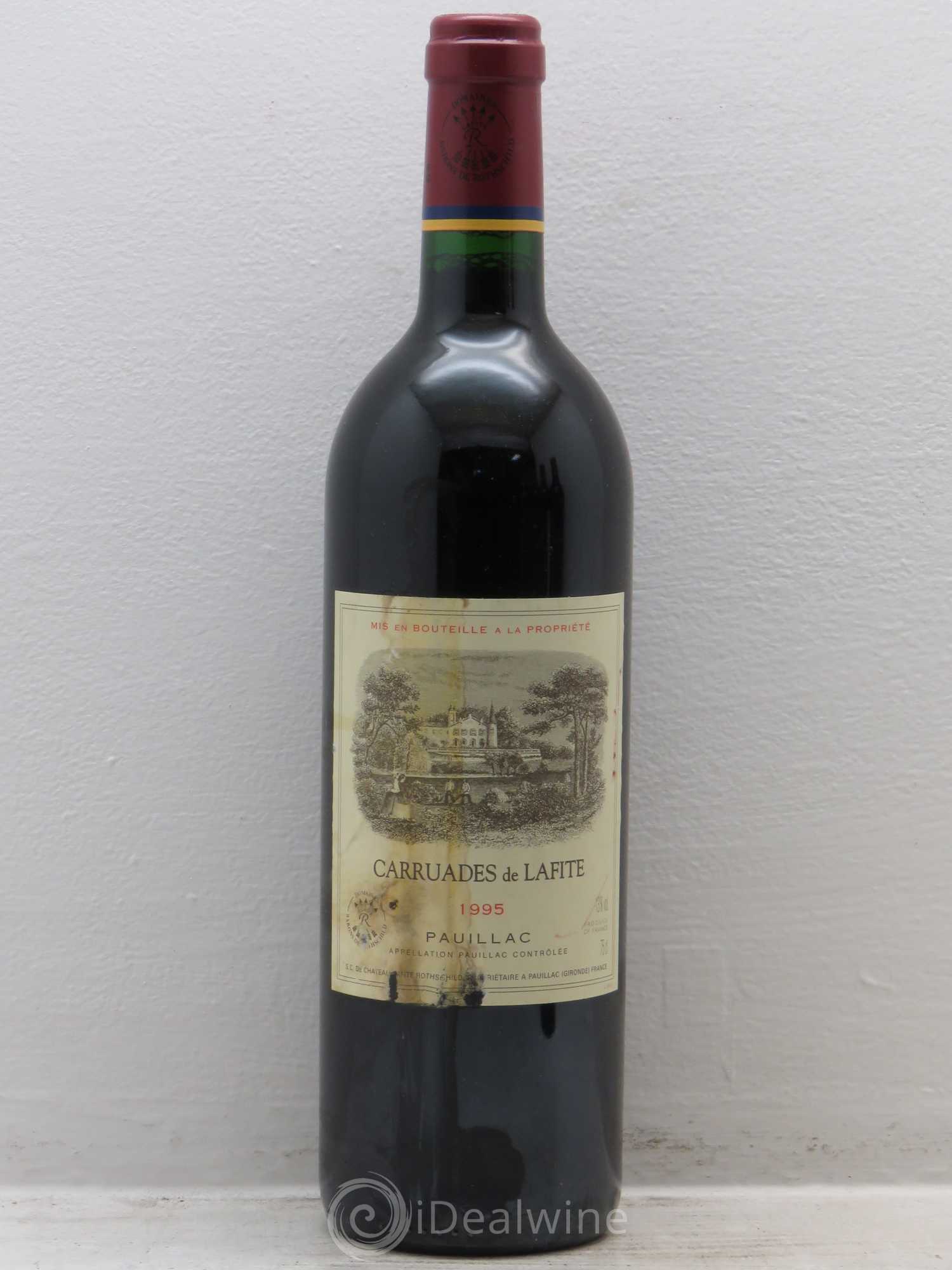 Carruades de Lafite Rothschild Second Vin 1995 - Lot de 6 bouteilles - 0