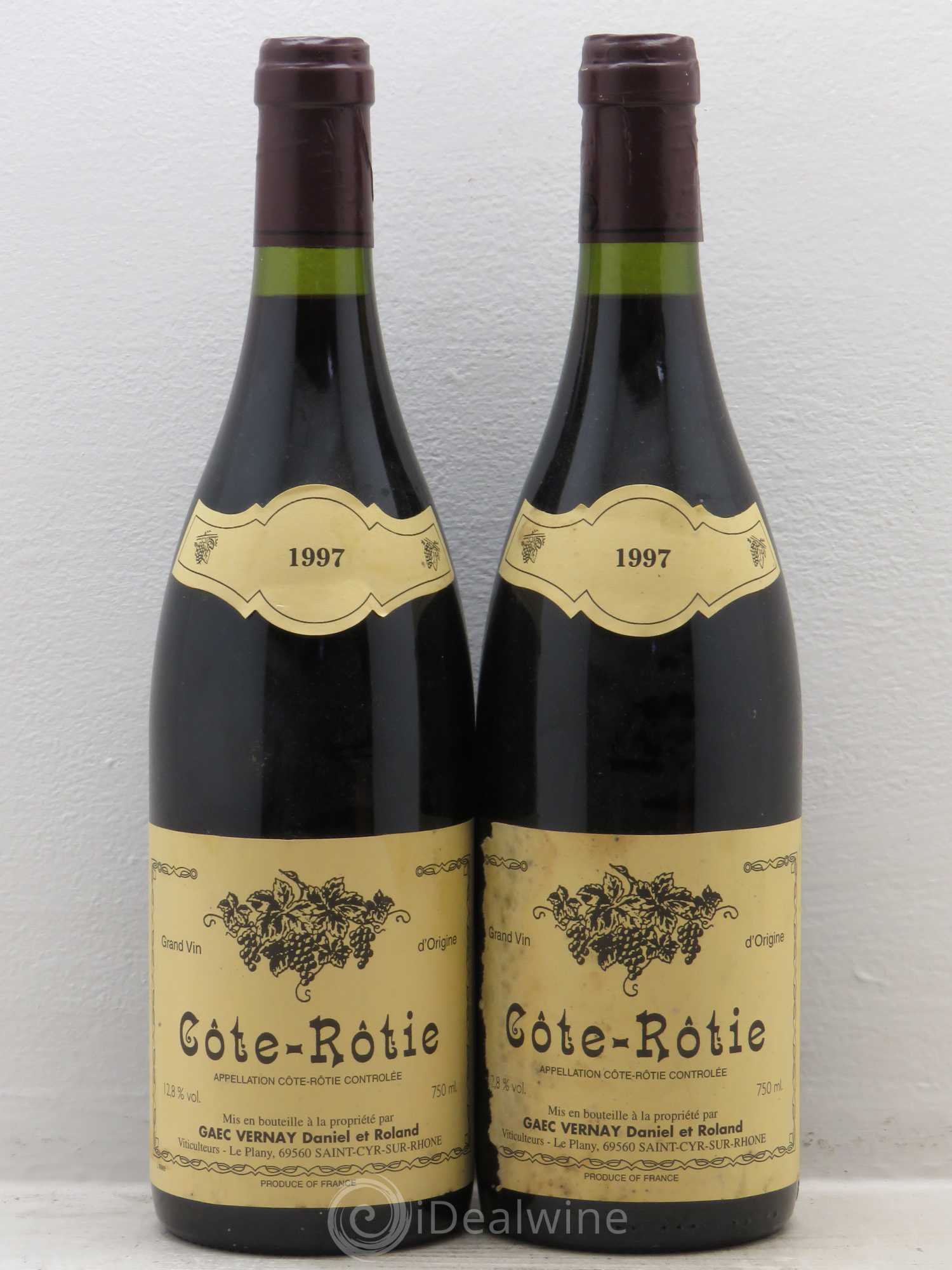 Côte-Rôtie Daniel Vernay 1997 - Lot de 2 bouteilles - 0