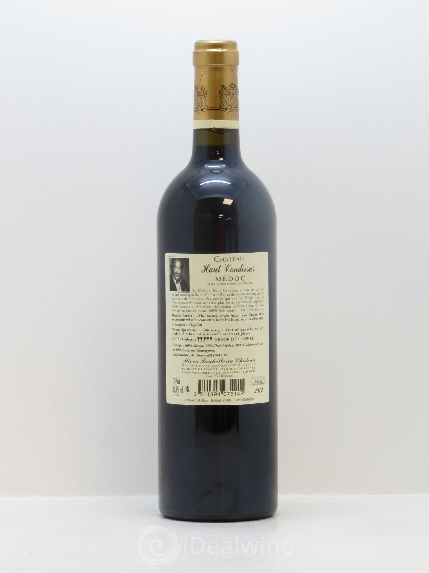 Haut-Condissas 2012 - Lot de 1 bouteille - 1