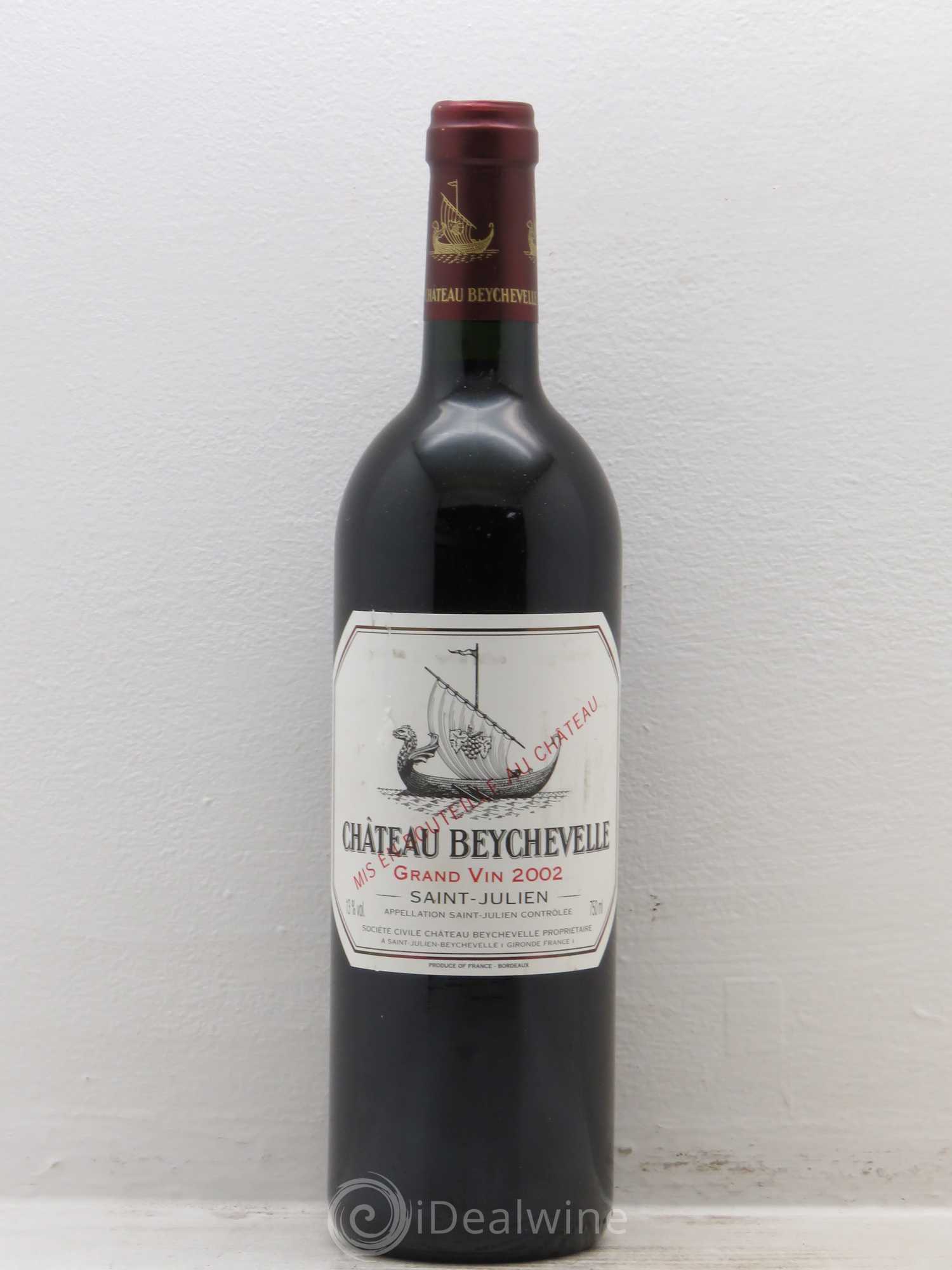 Château Beychevelle 4ème Grand Cru Classé 2002 - Lot de 6 bouteilles - 0