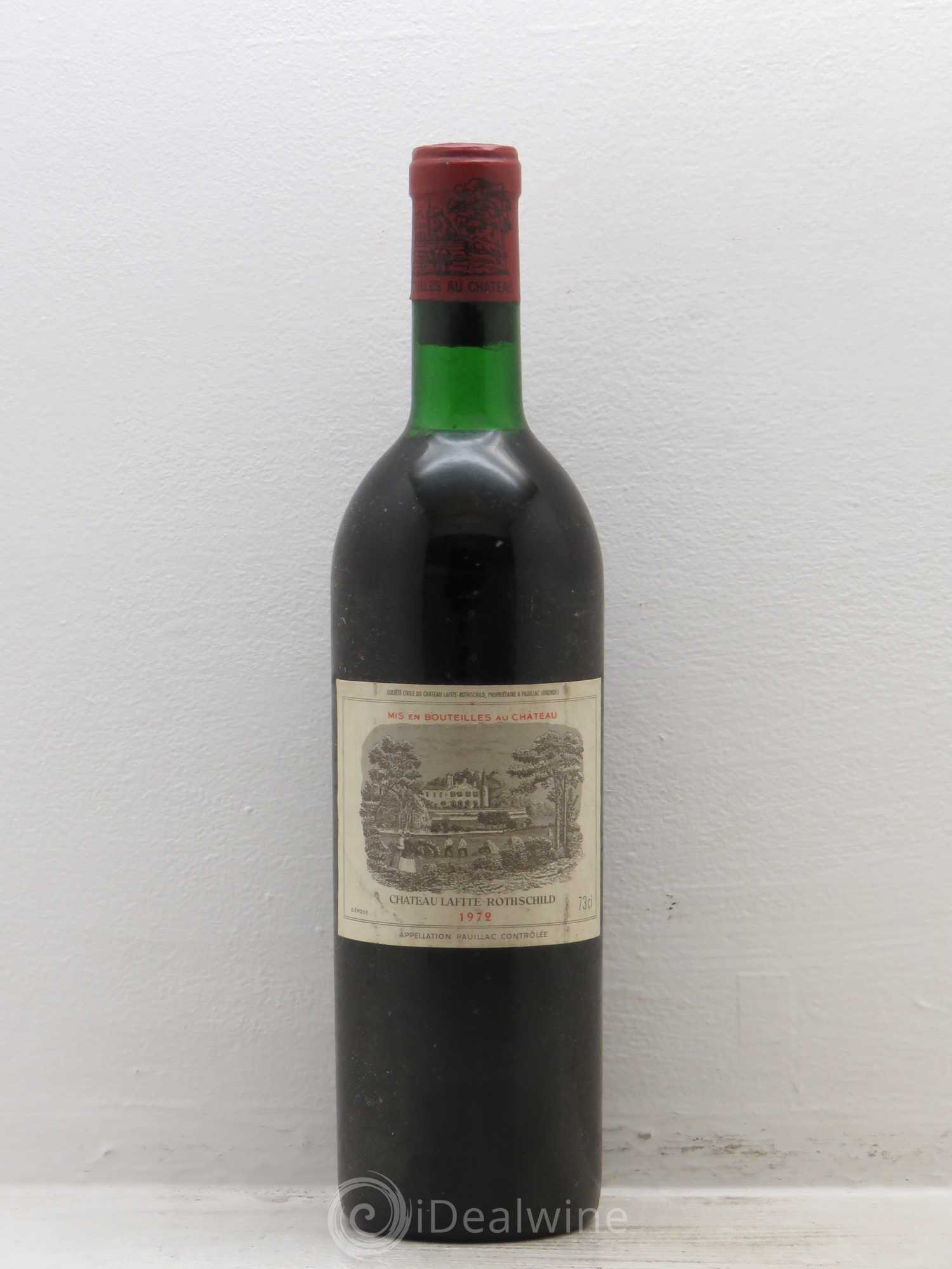 Château Lafite Rothschild 1er Grand Cru Classé 1972 - Lot de 1 bouteille - 0