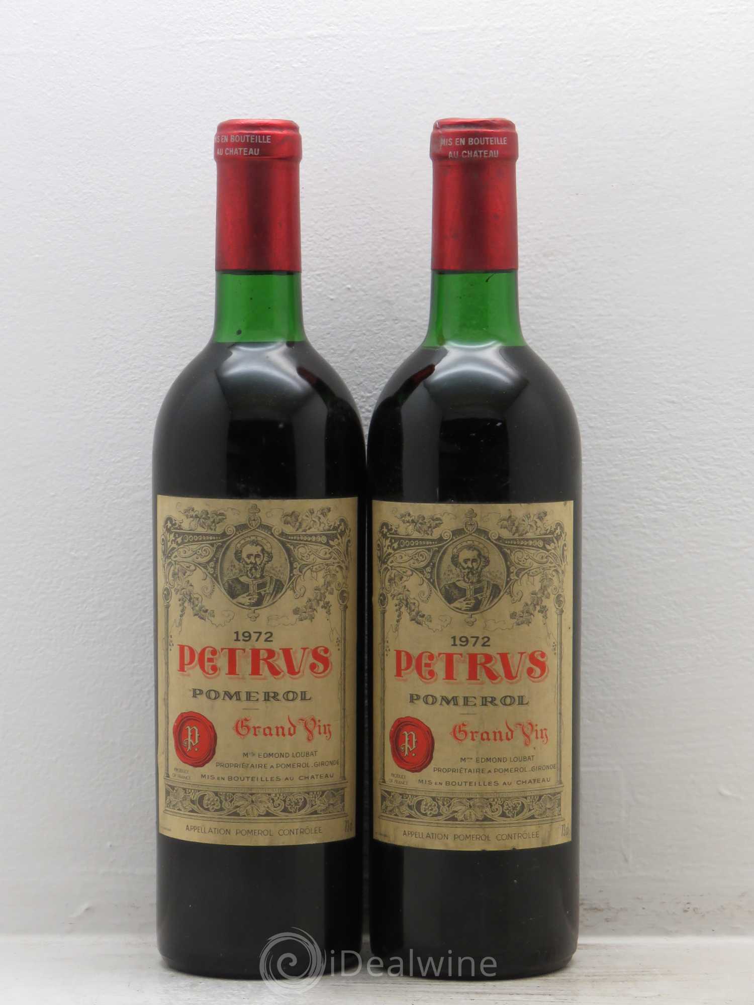 Petrus 1972 - Lot de 2 bouteilles - 0