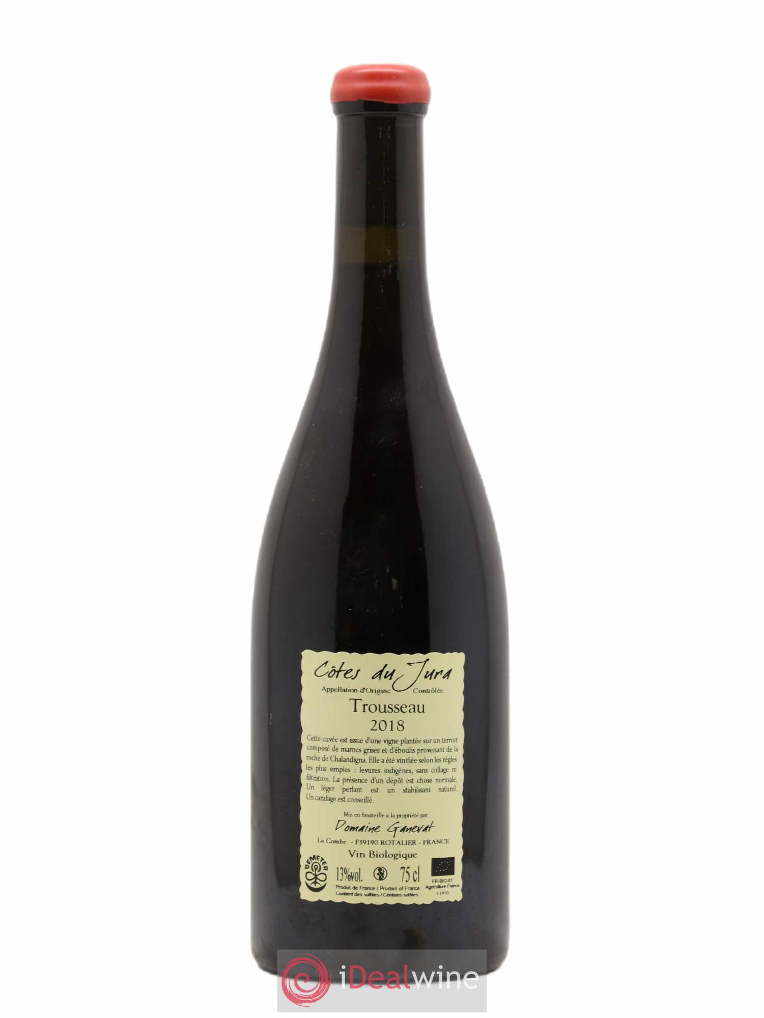 Côtes du Jura Plein Sud Jean-François Ganevat (Domaine) 2018 - Lot de 1 bouteille - 1