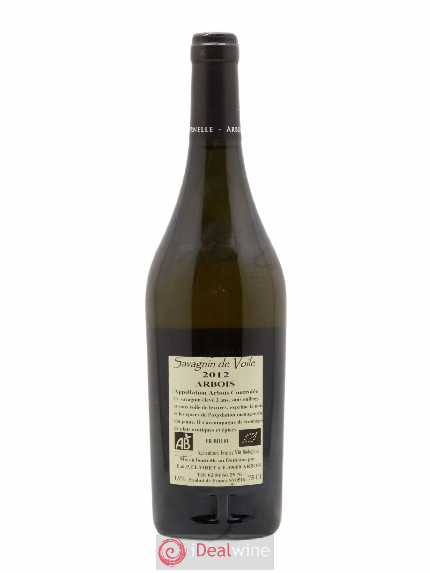 Arbois Savagnin De Voile Domaine De La Tournelle 2012 - Posten von 1 Flasche - 1