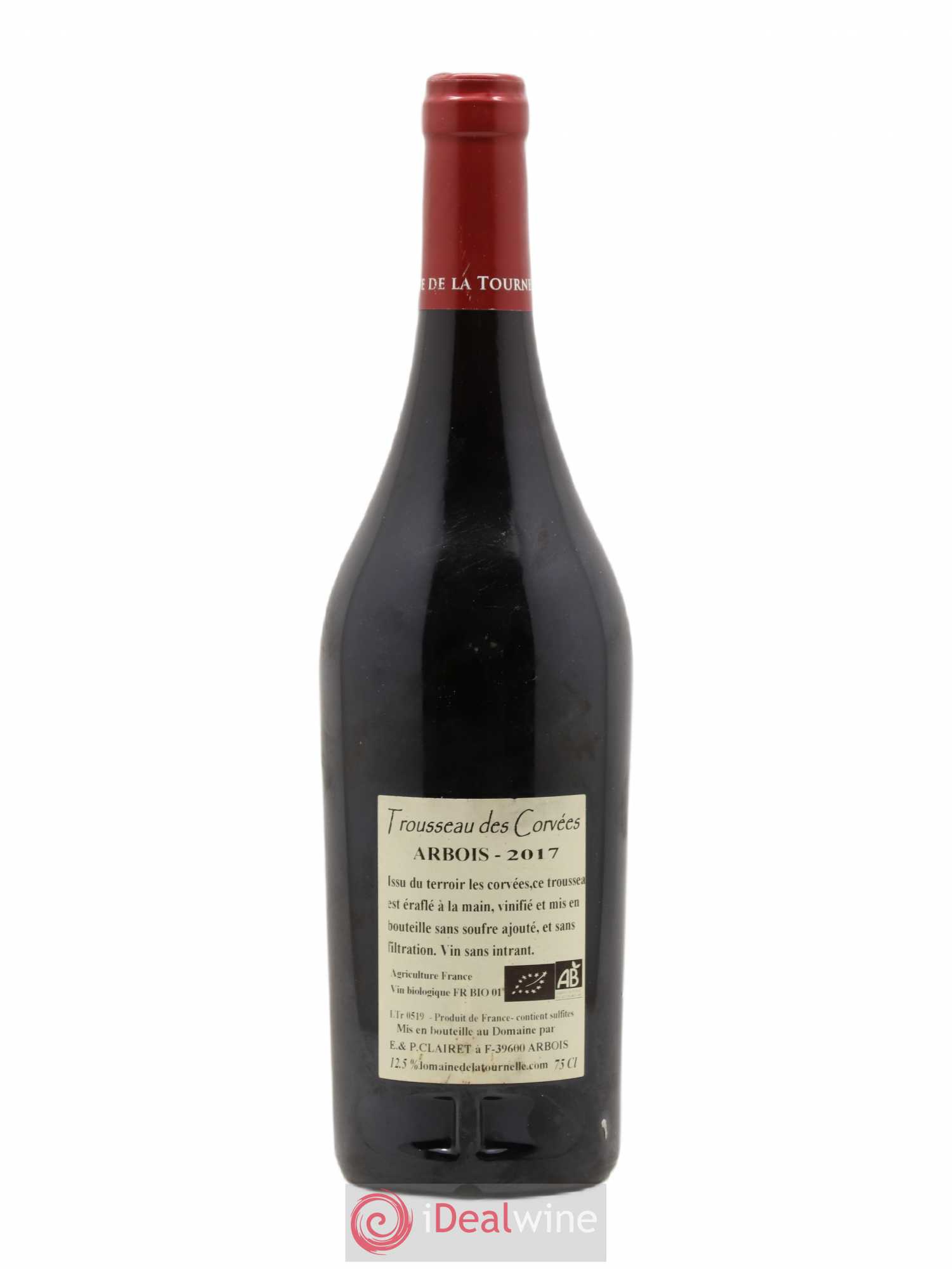 Arbois Trousseau Des Corvees Domaine De La Tournelle 2017 - Posten von 1 Flasche - 1