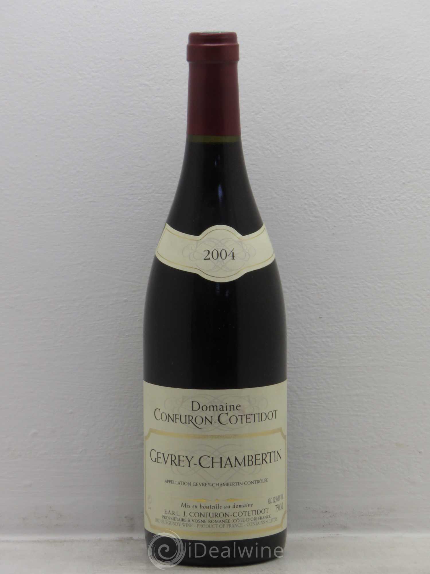 Gevrey-Chambertin Confuron-Cotetidot 2004 - Lot de 1 bouteille - 0