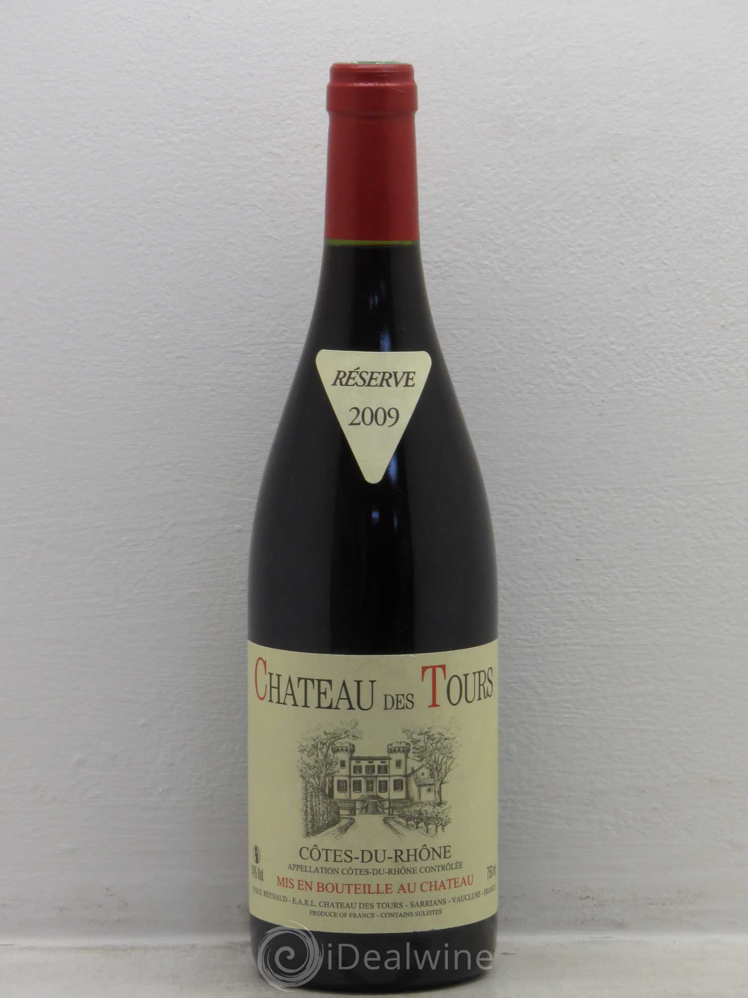 Côtes-du-Rhône Château des Tours Emmanuel Reynaud 2009 - Lot de 1 bouteille - 0