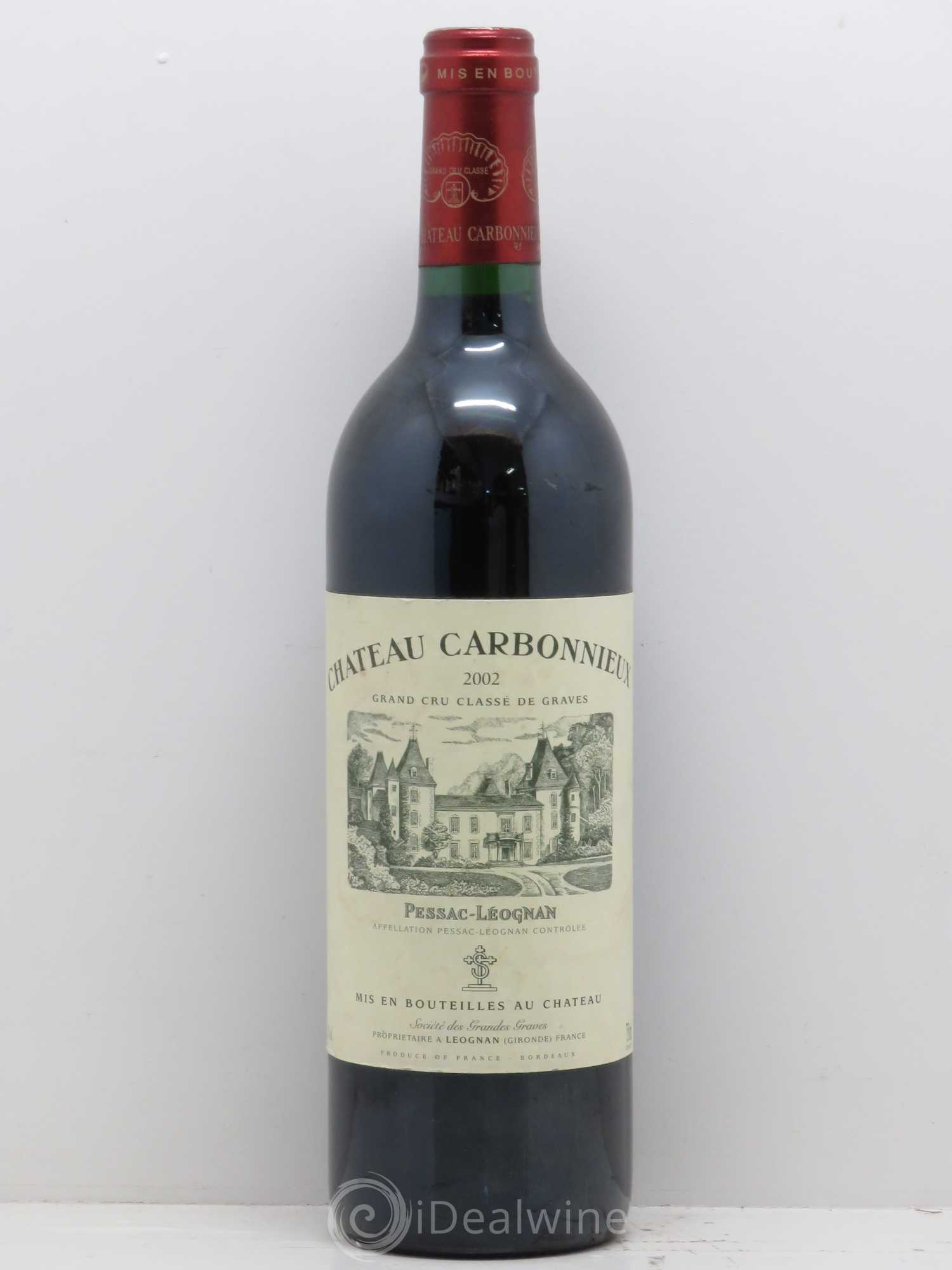 Château Carbonnieux Cru Classé de Graves 2002 - Lot de 1 bouteille - 0