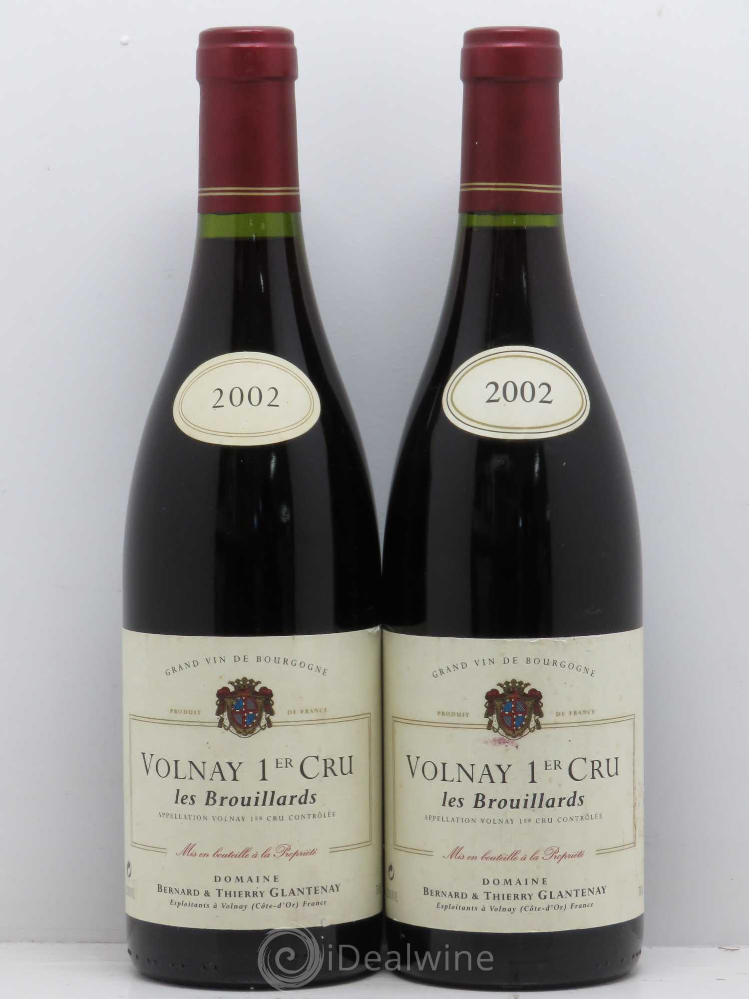 Volnay 1er Cru Les Brouillards Thierry Glantenay 2002 - Posten von 2 Flaschen - 0