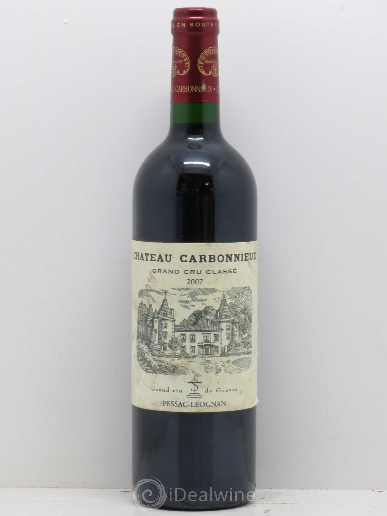 Château Carbonnieux Cru Classé de Graves 2007 - Lot de 1 bouteille - 0