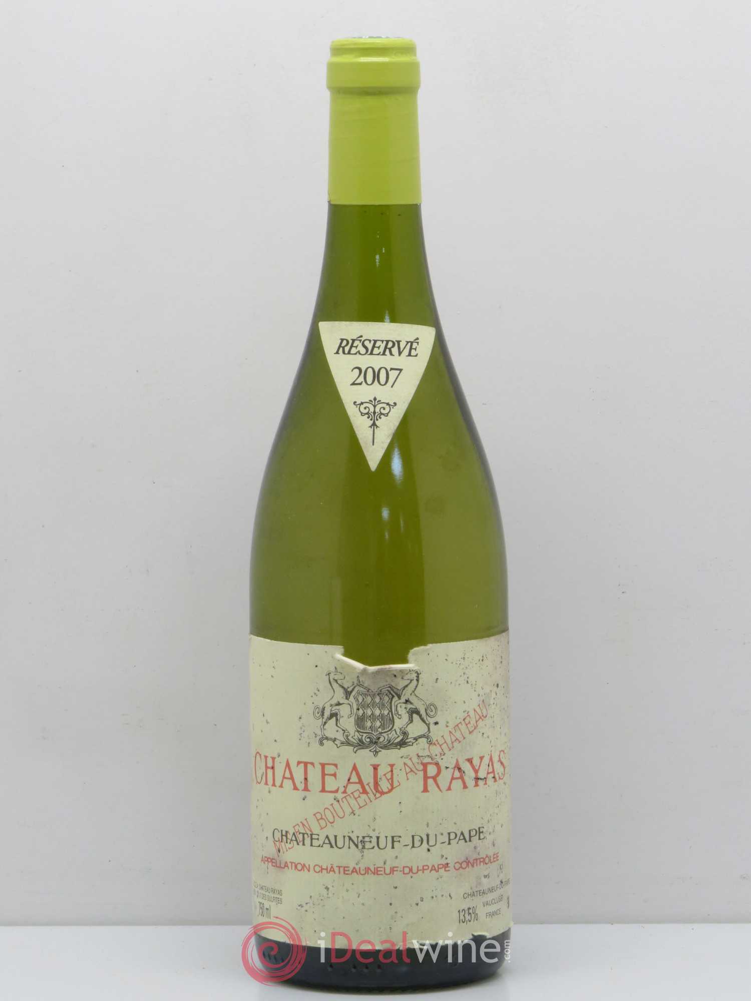 Châteauneuf-du-Pape Château Rayas Emmanuel Reynaud 2007 - Lot de 1 bouteille - 0