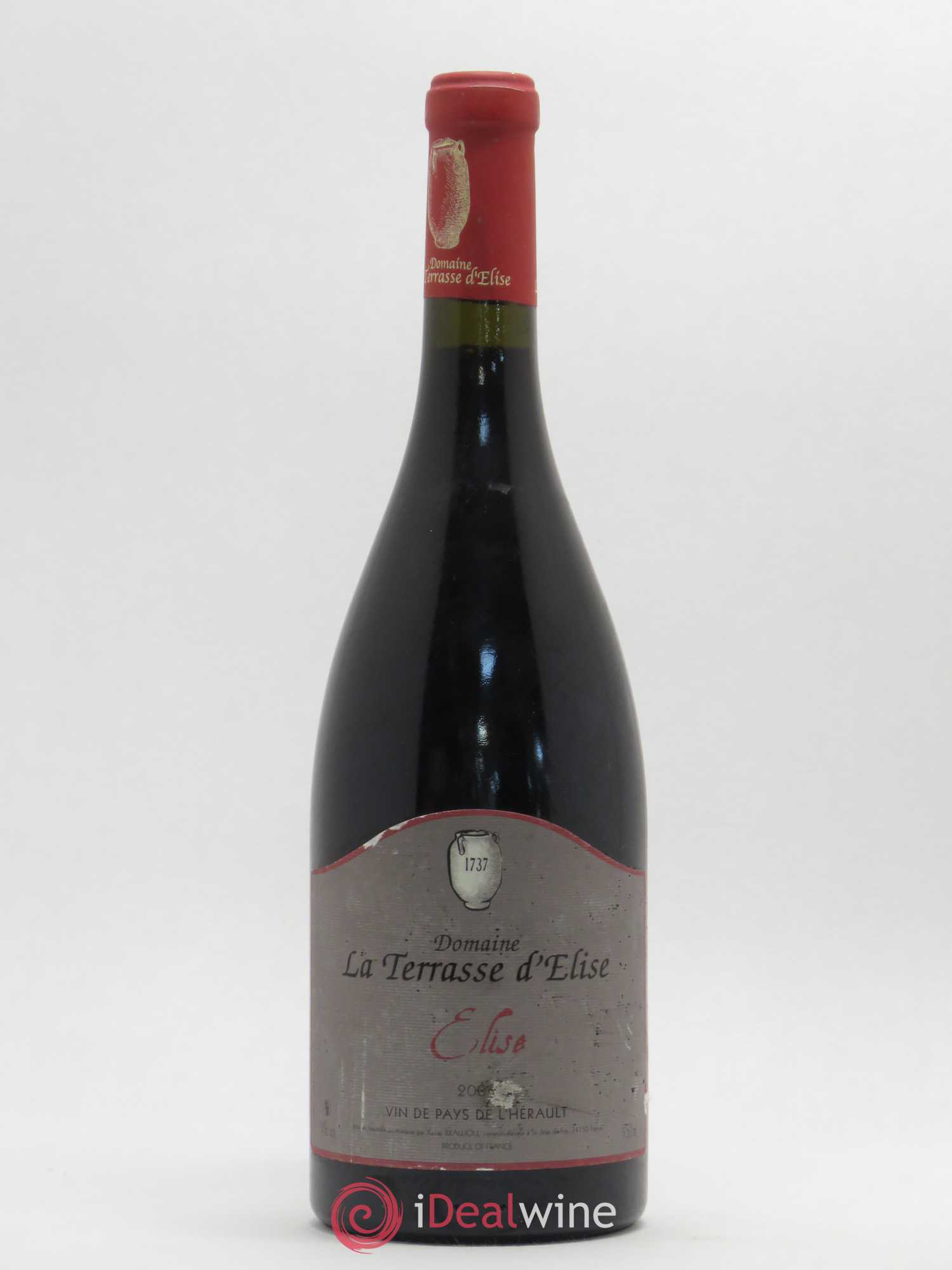 Pays d'Hérault Elise Domaine de la Terrasse d'Elise 2005 - Posten von 1 Flasche - 0