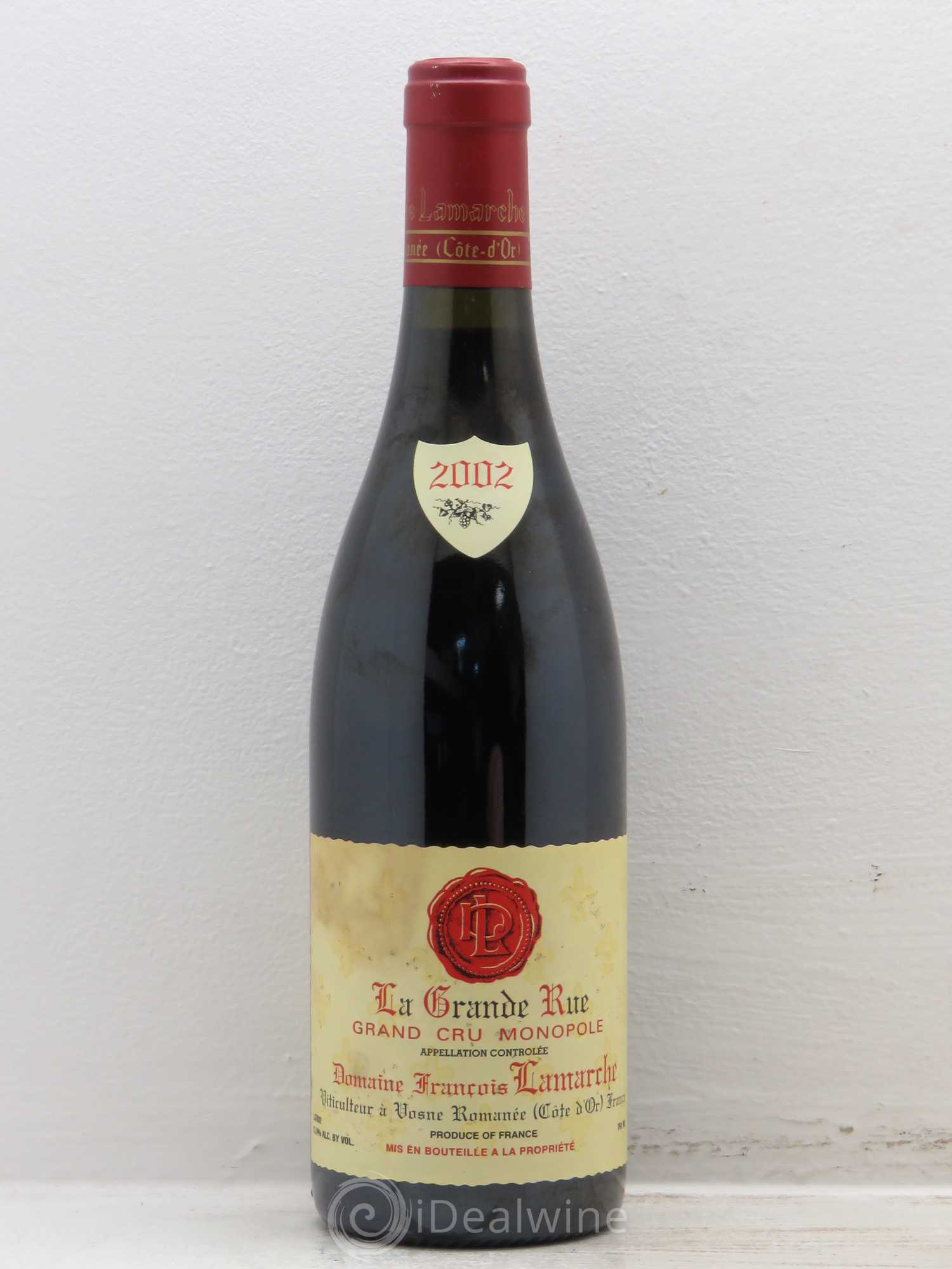 La Grande Rue Grand Cru Lamarche (Domaine) 2002 - Lot de 1 bouteille - 0