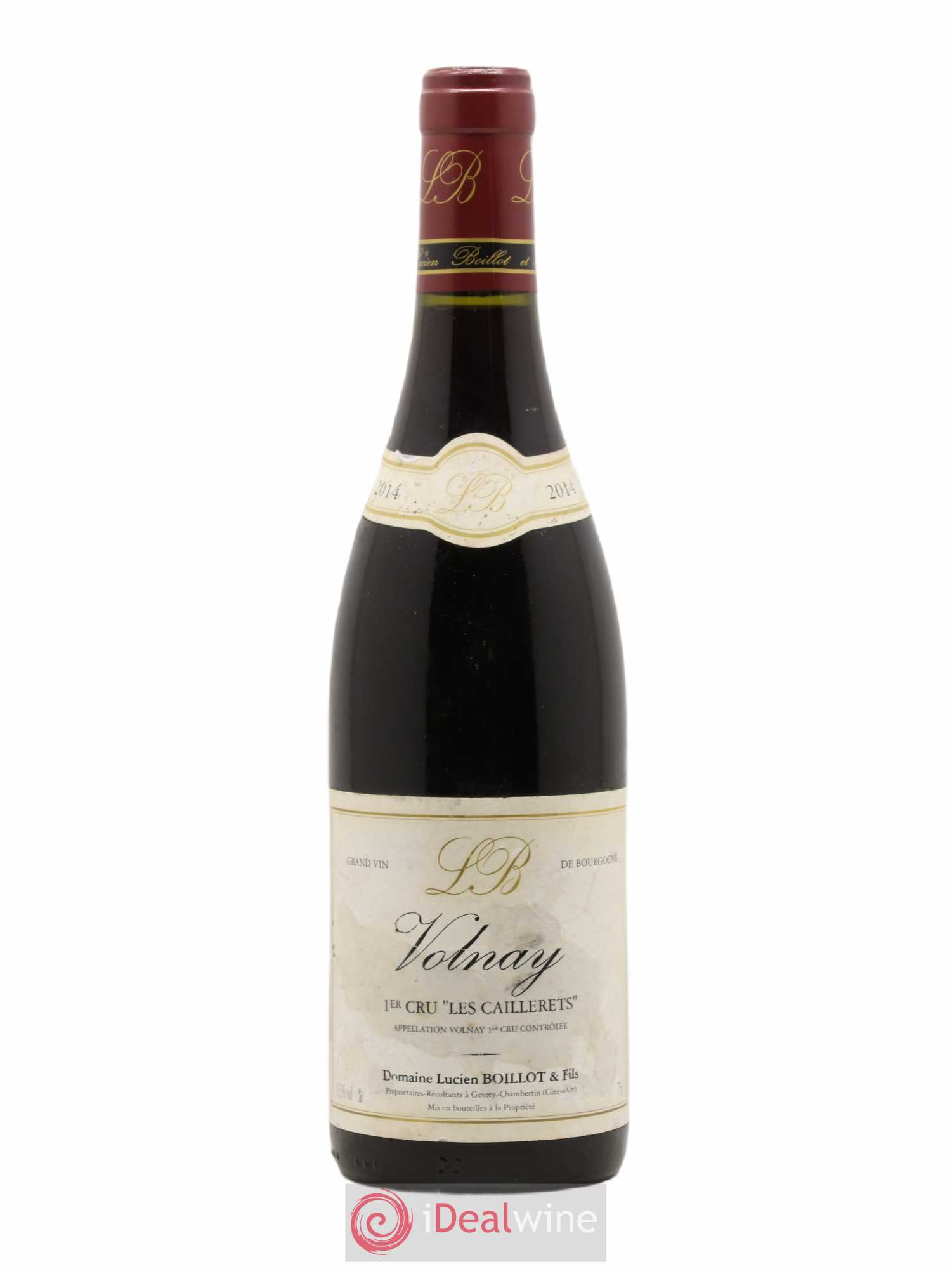 Volnay 1er Cru Les Caillerets Lucien Boillot & Fils (Domaine) 2014 - Lot de 1 bouteille - 0