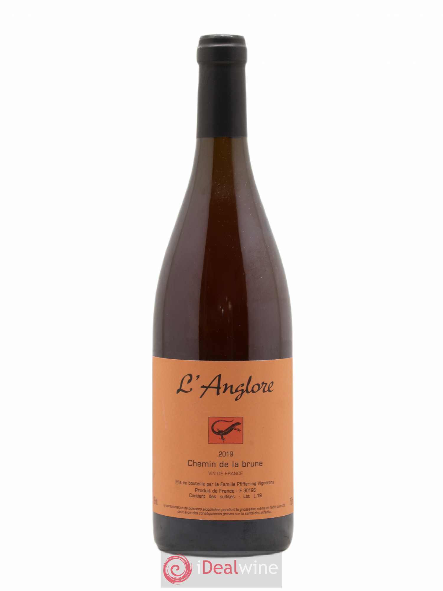 Vin de France Chemin de la brune L'Anglore 2019 - Lot de 1 bouteille - 0