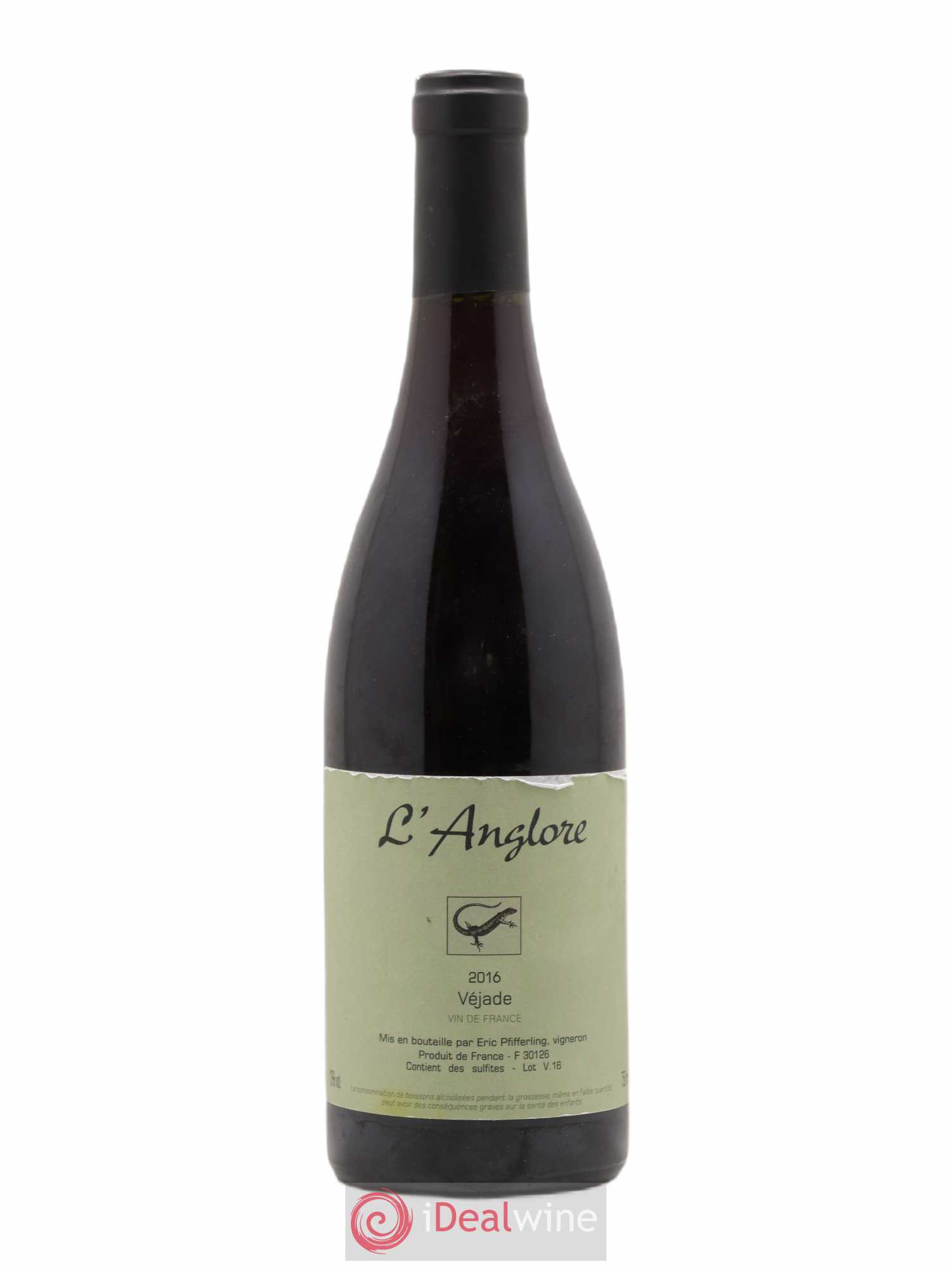 Vin de France Véjade L'Anglore 2016 - Lot de 1 bouteille - 0