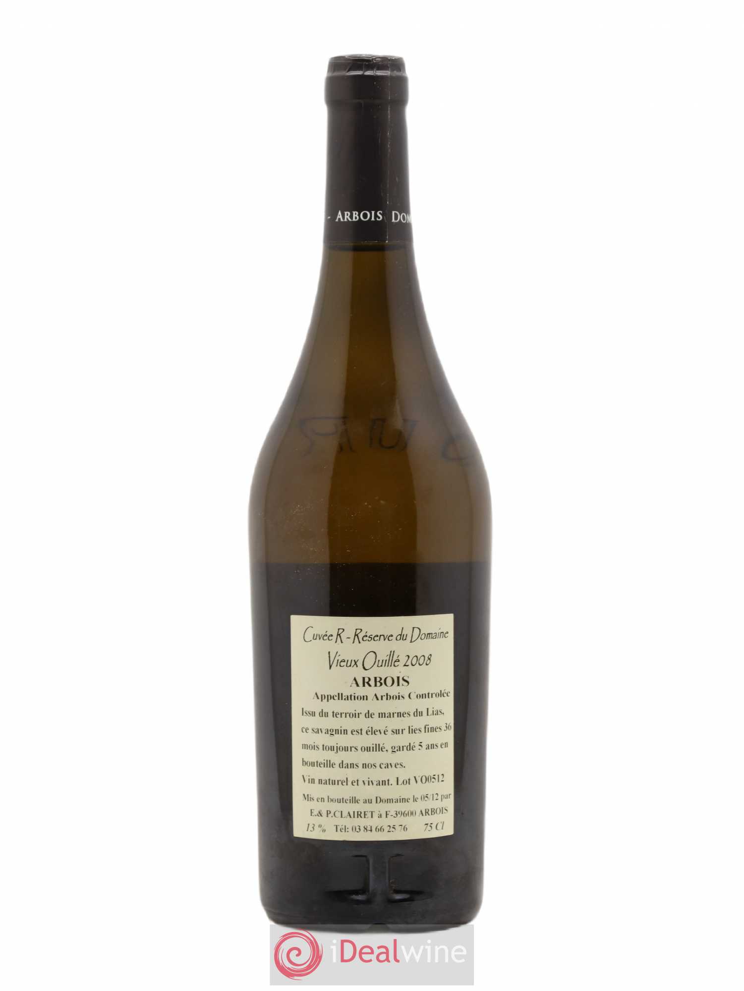 Arbois Savagnin Ouille Cuvee R Domaine De La Tournelle 2008 - Posten von 1 Flasche - 1