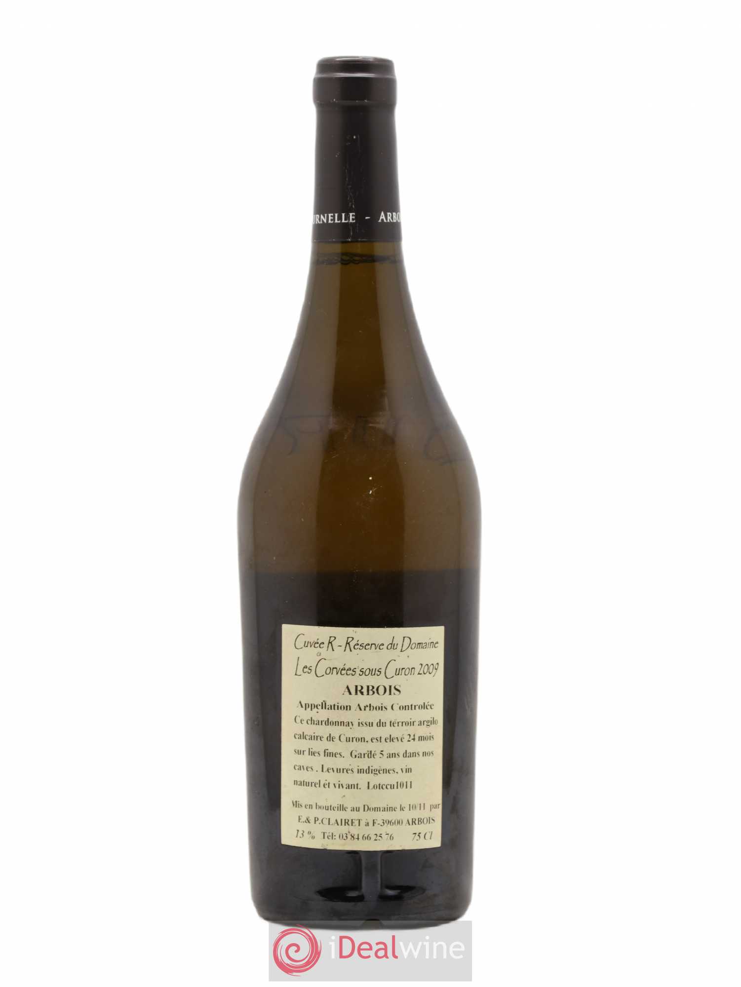 Arbois Les Corvées sous Curon Domaine de la Tournelle Cuvée R 2009 - Lot de 1 bouteille - 1