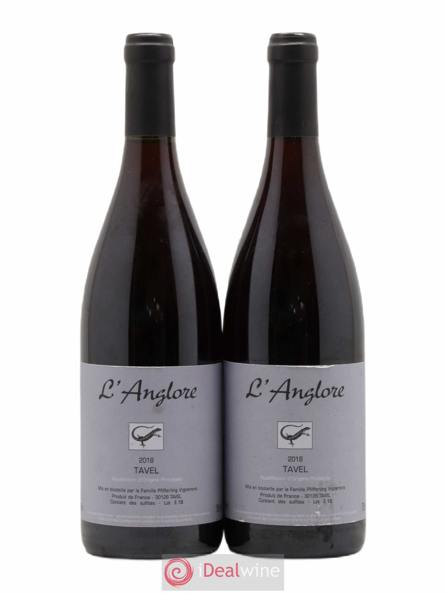 Tavel L'Anglore 2018 - Lot de 2 bouteilles - 0