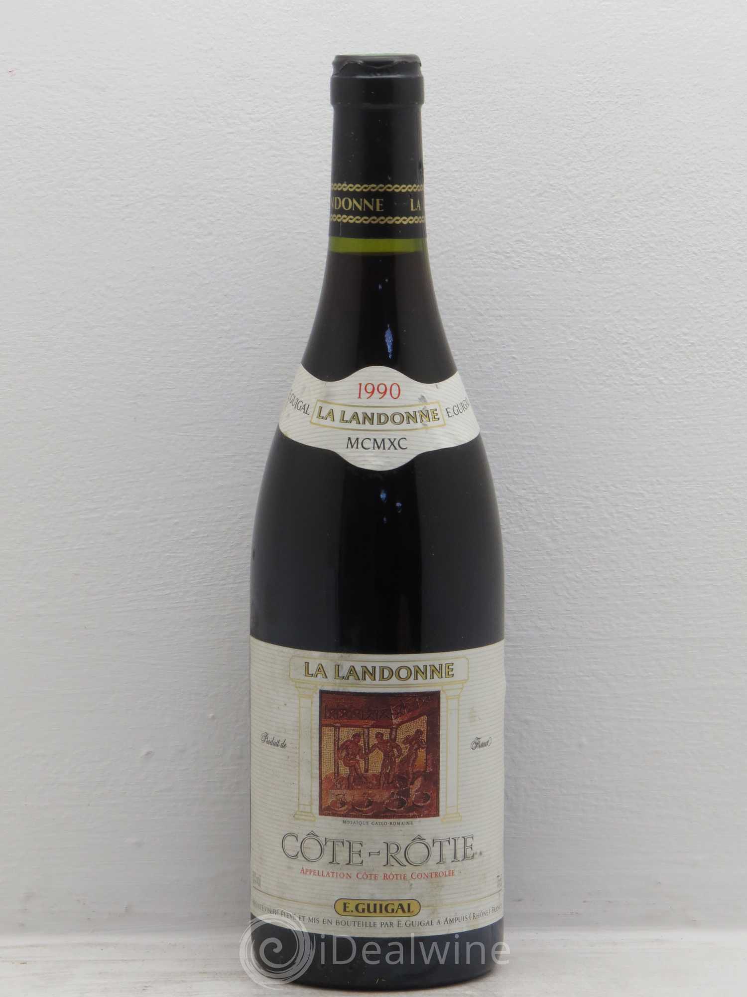 Côte-Rôtie La Landonne Guigal 1990 - Lot de 1 bouteille - 0