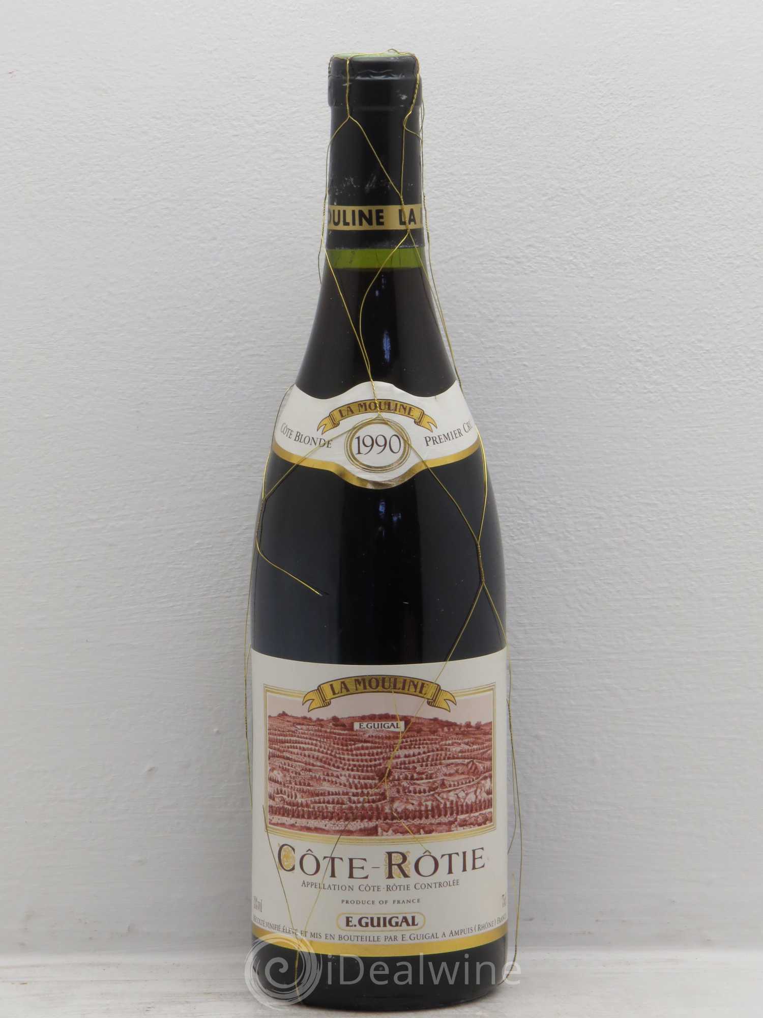Côte-Rôtie La Mouline Guigal 1990 - Lot de 1 bouteille - 0