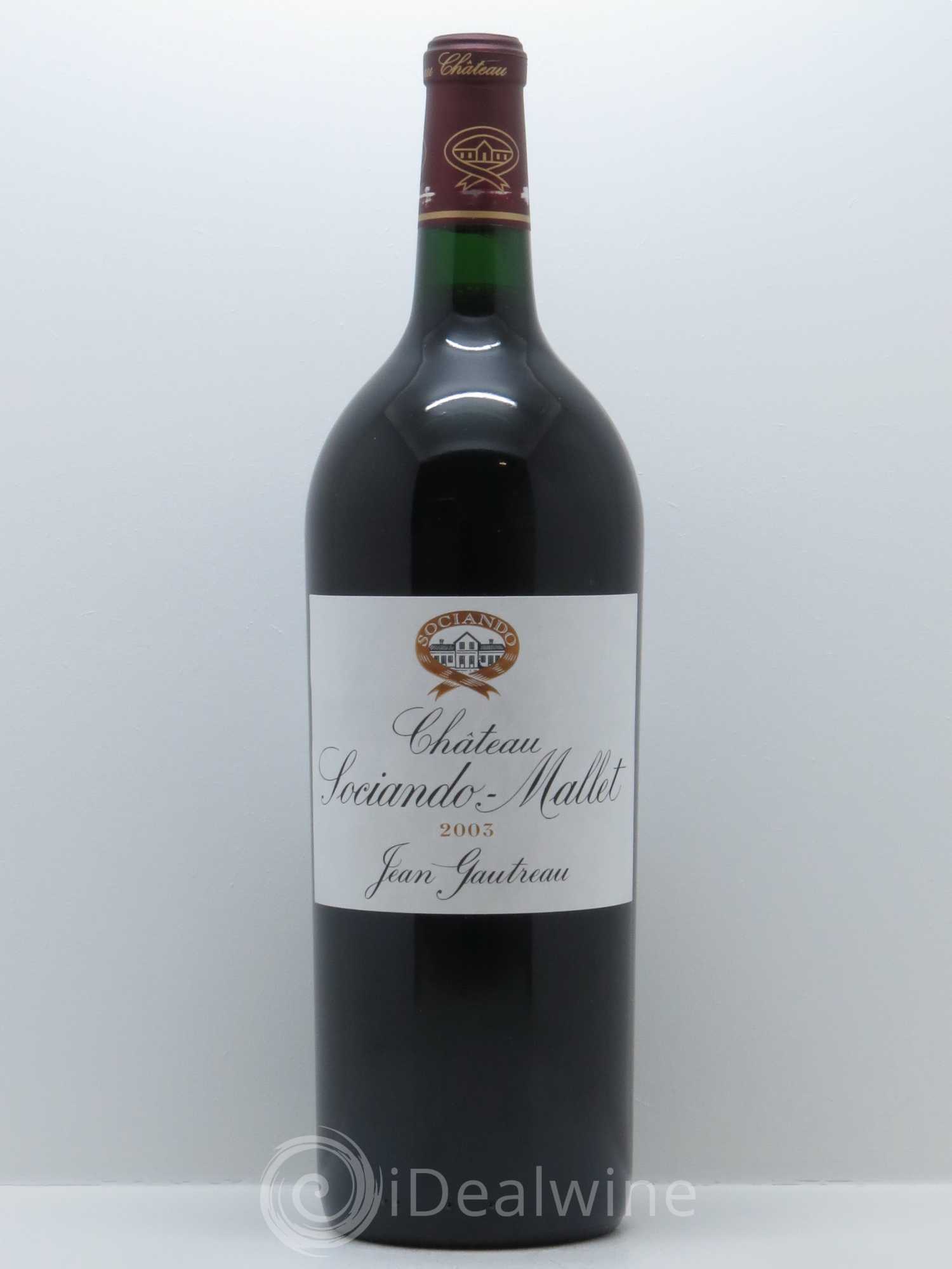 Château Sociando Mallet 2003 - Lot de 1 magnum - 0