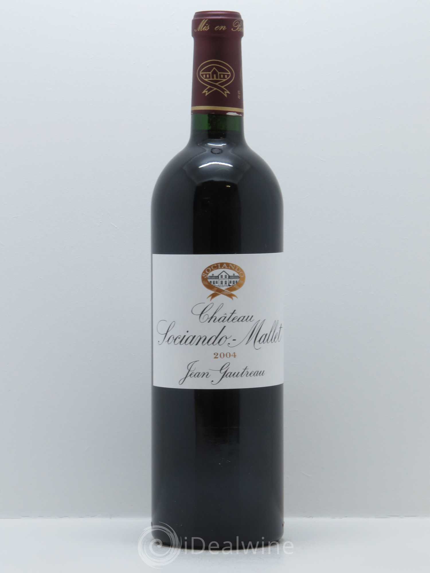Château Sociando Mallet 2004 - Lot de 1 bouteille - 0