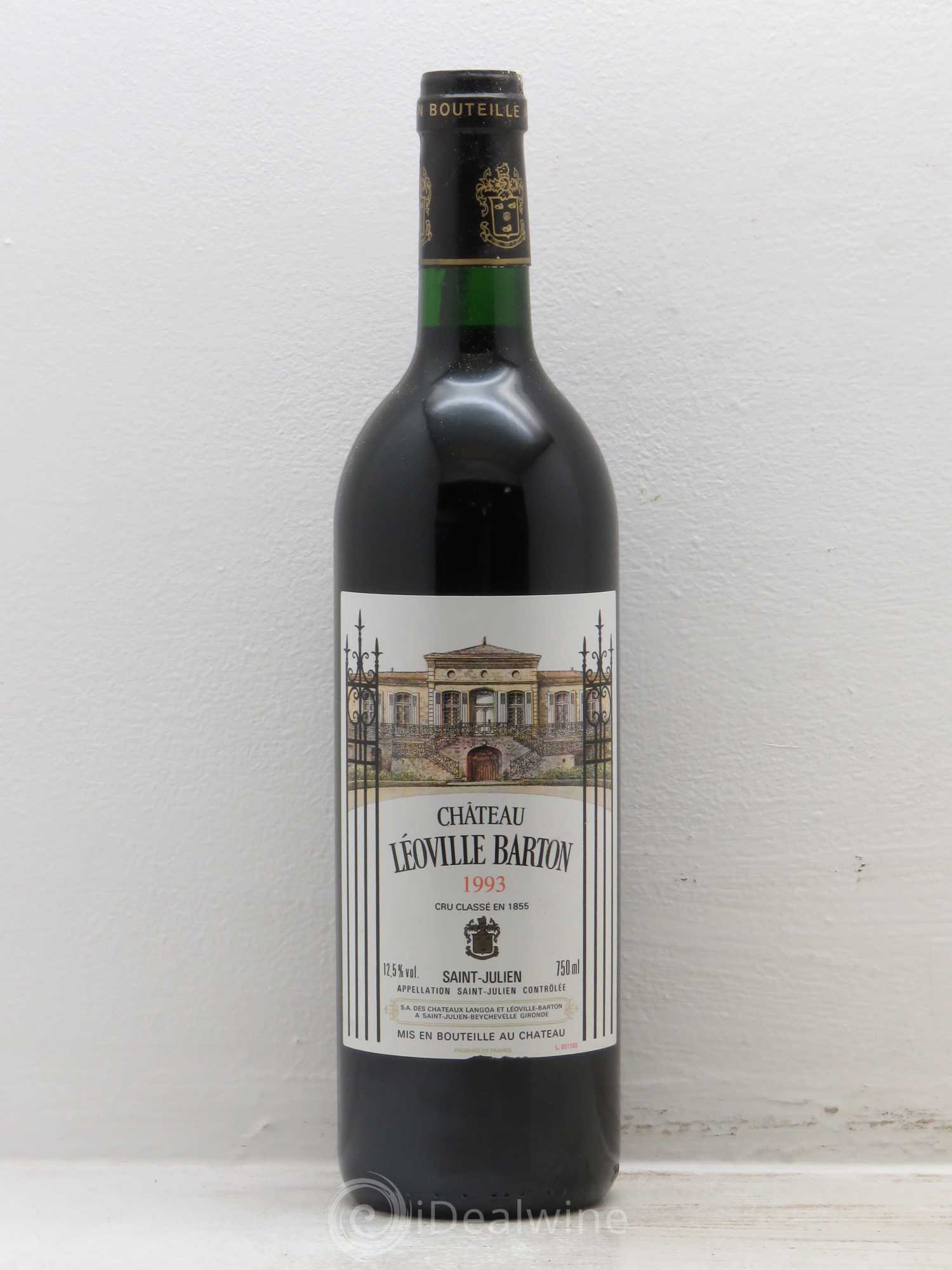 Château Léoville Barton 2ème Grand Cru Classé 1993 - Lot de 12 bouteilles - 0