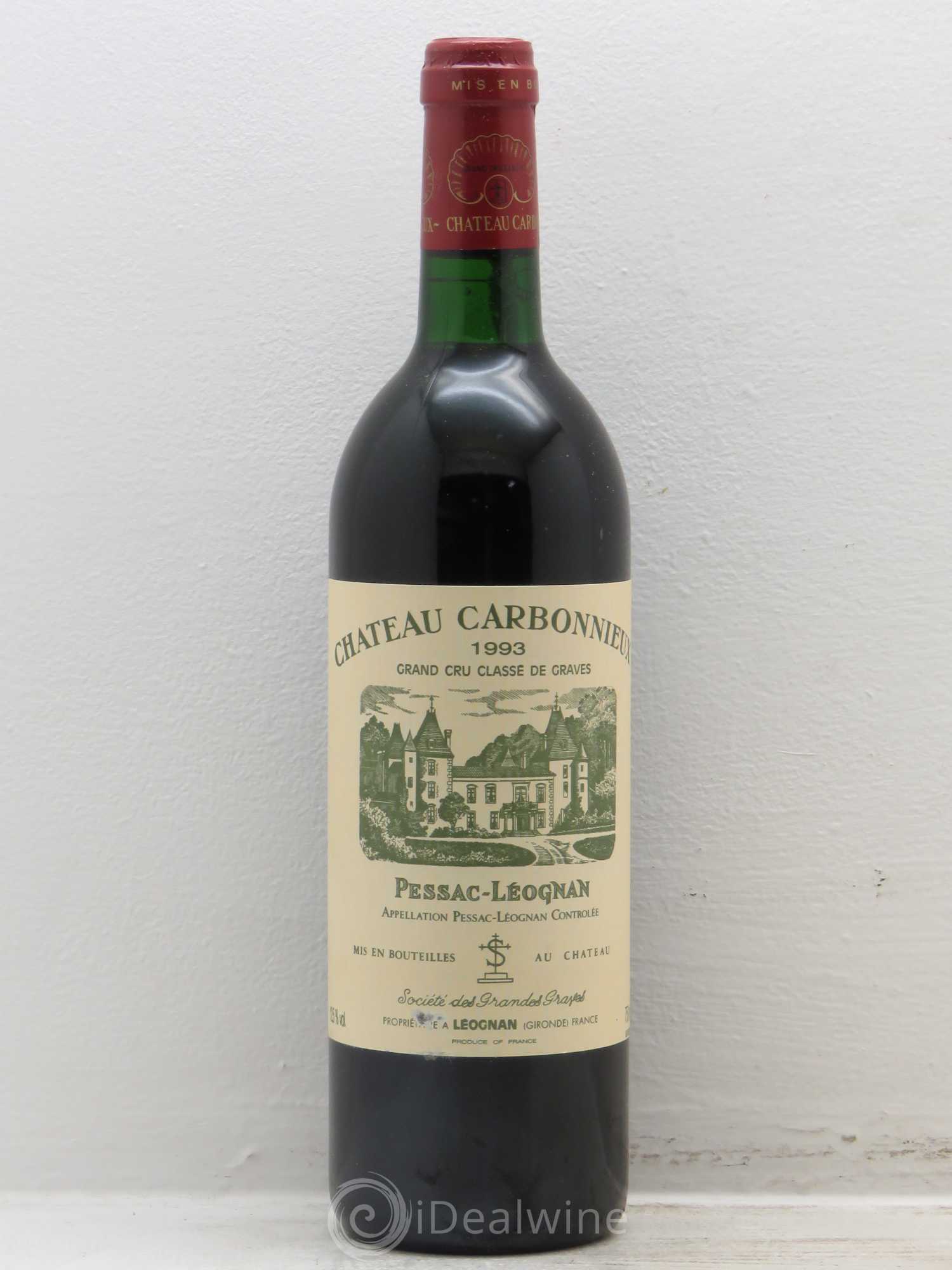 Château Carbonnieux Cru Classé de Graves 1993 - Lot de 12 bouteilles - 0