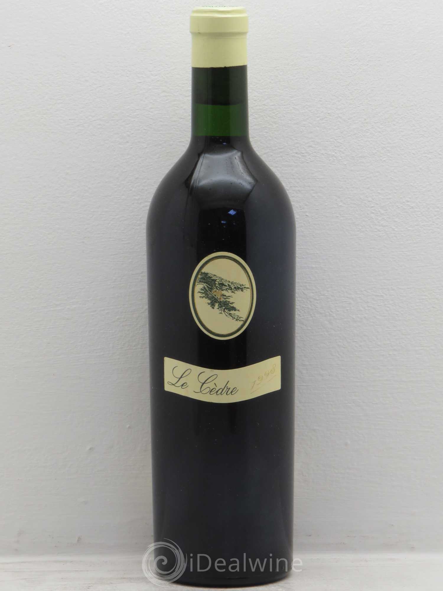 Cahors Château du Cèdre Cuvée Le Cèdre Pascal et Jean-Marc Verhaeghe 1998 - Lot de 1 bouteille - 0